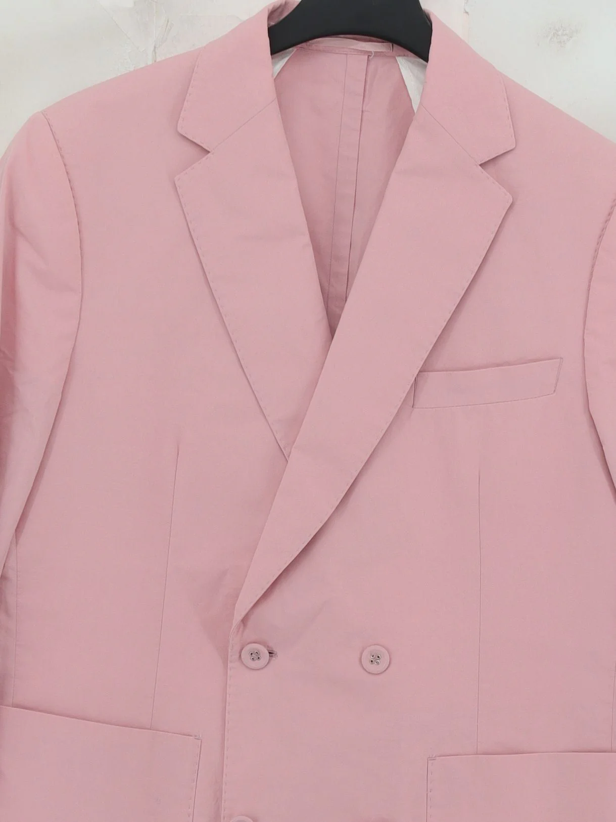 Officine Générale Men's Blazer Chest: 38 in Pink Cotton - Image 3