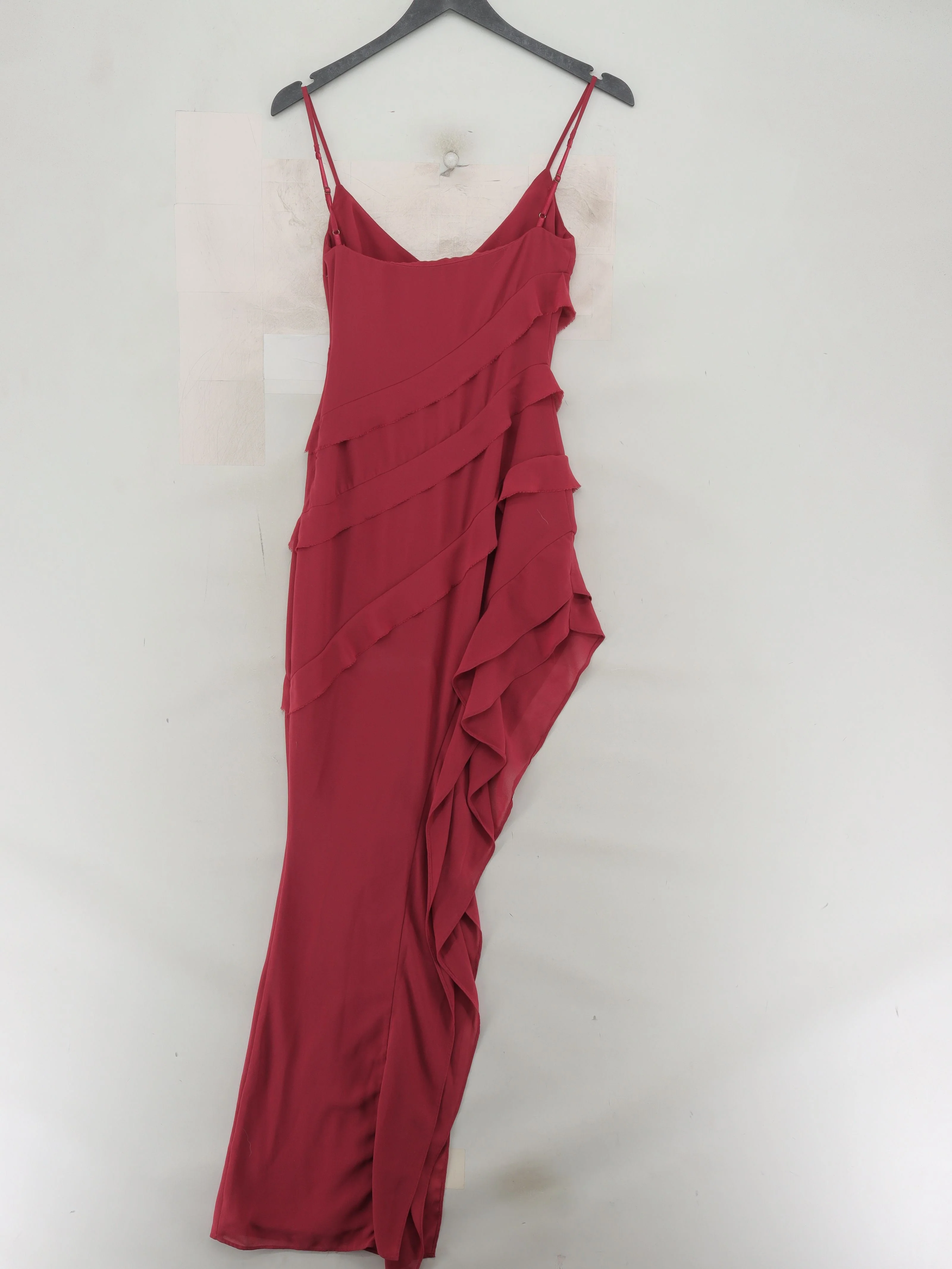 Oh Polly Bodycon Midi Dress UK4 in Red - Image 2