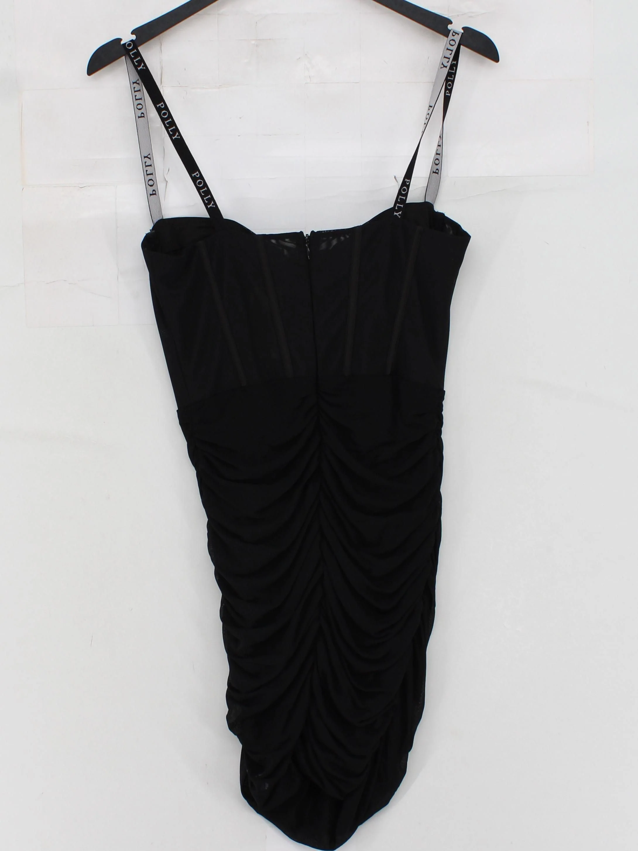 Oh Polly Bodycon Mini Dress UK10 in Black - Image 2