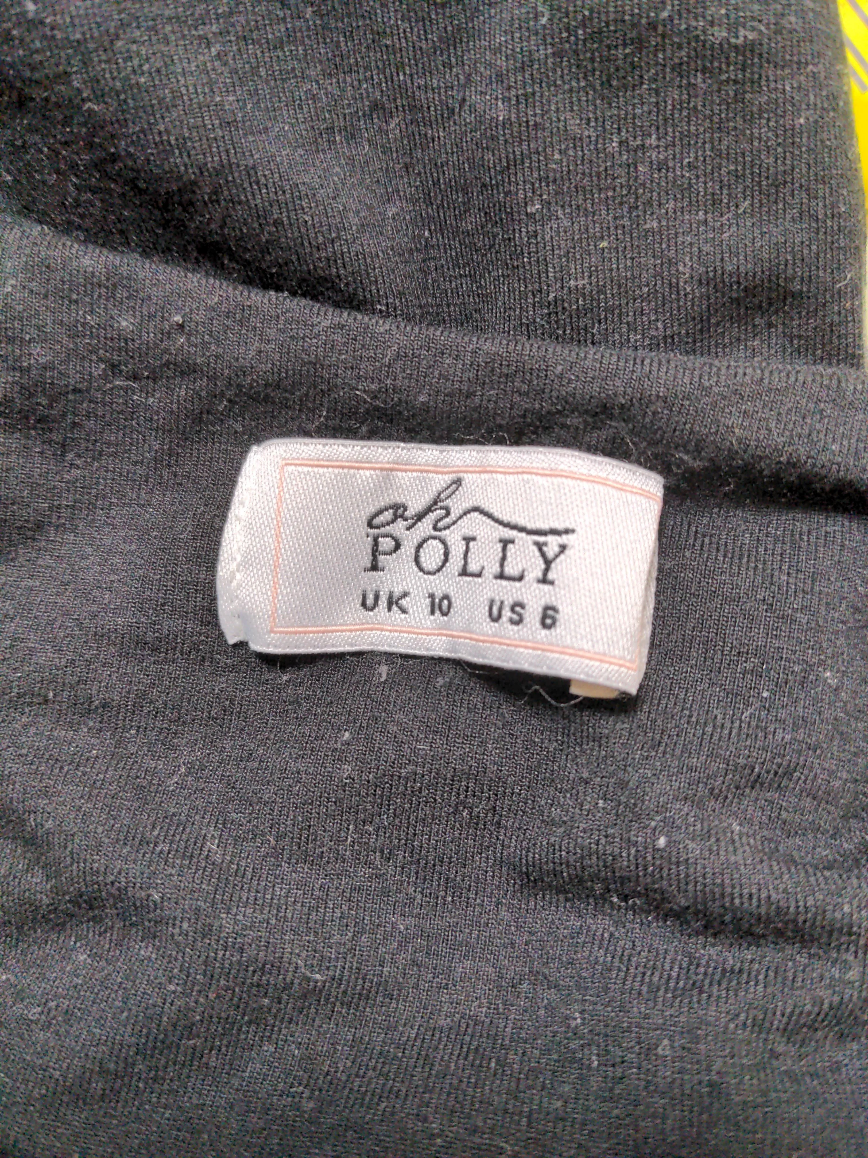 Oh Polly Bodycon Mini Dress UK10 in Black - Image 6
