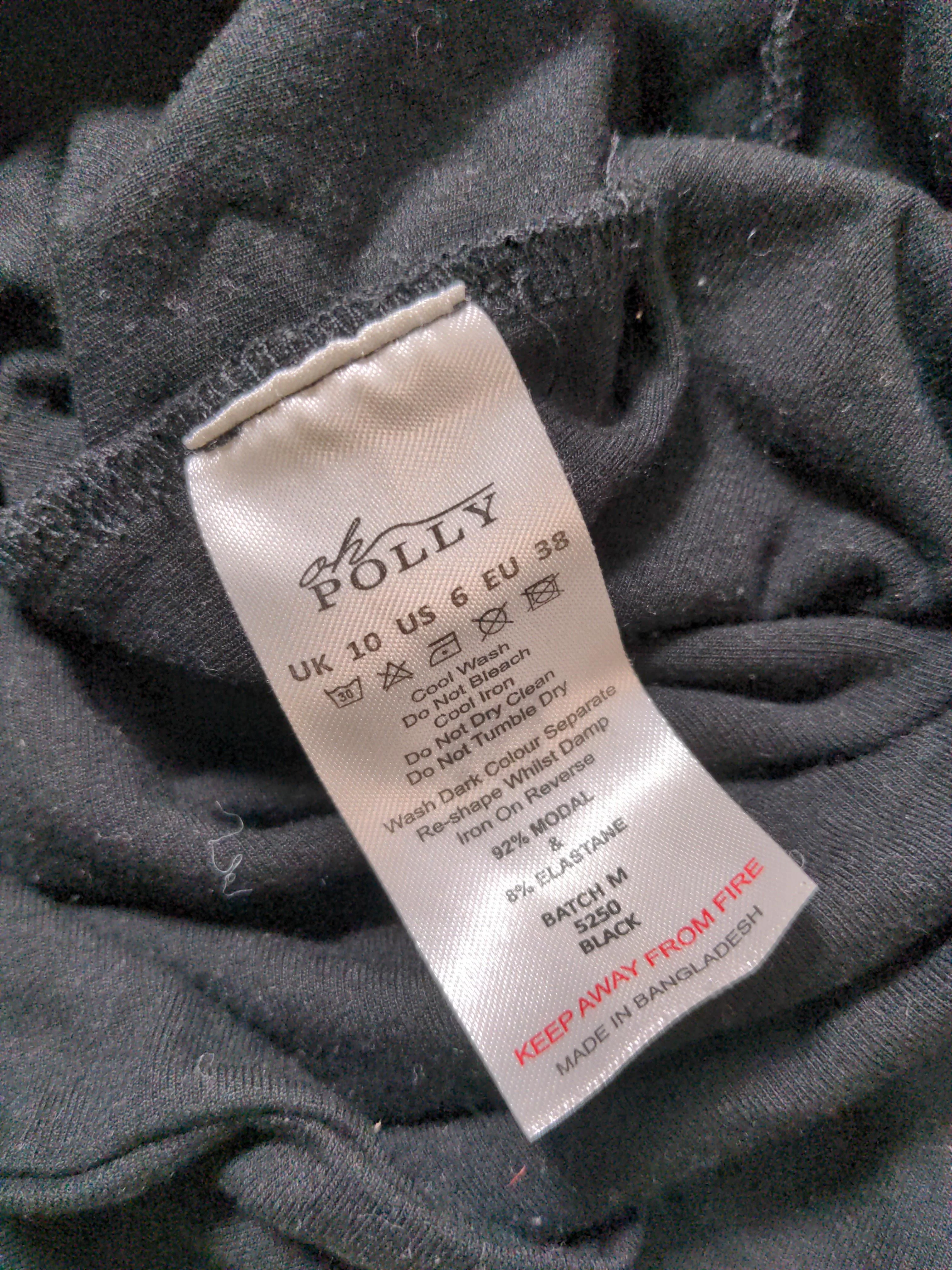 Oh Polly Bodycon Mini Dress UK10 in Black - Image 7