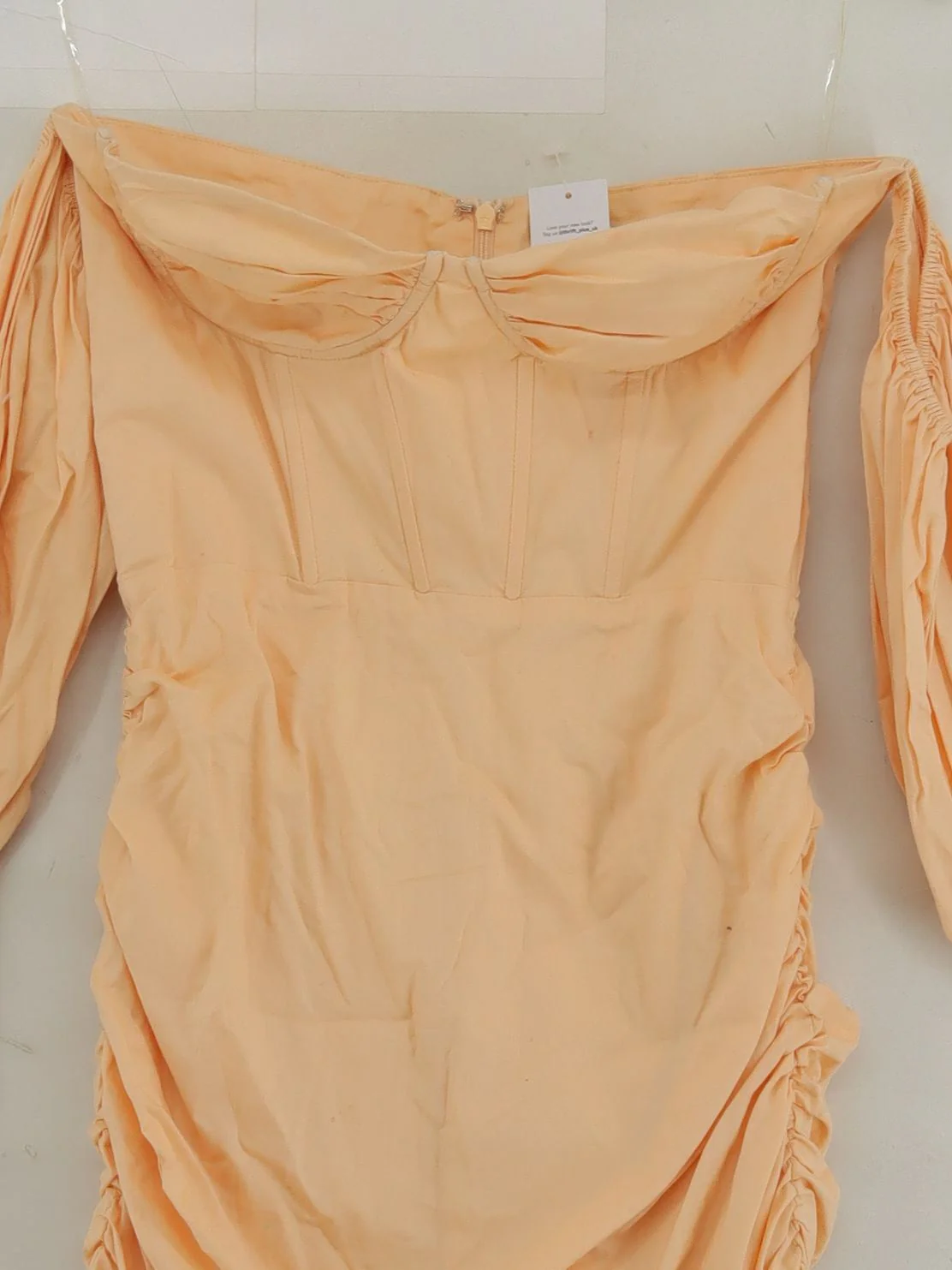Oh Polly Bodycon Mini Dress UK10 in Orange - Image 3