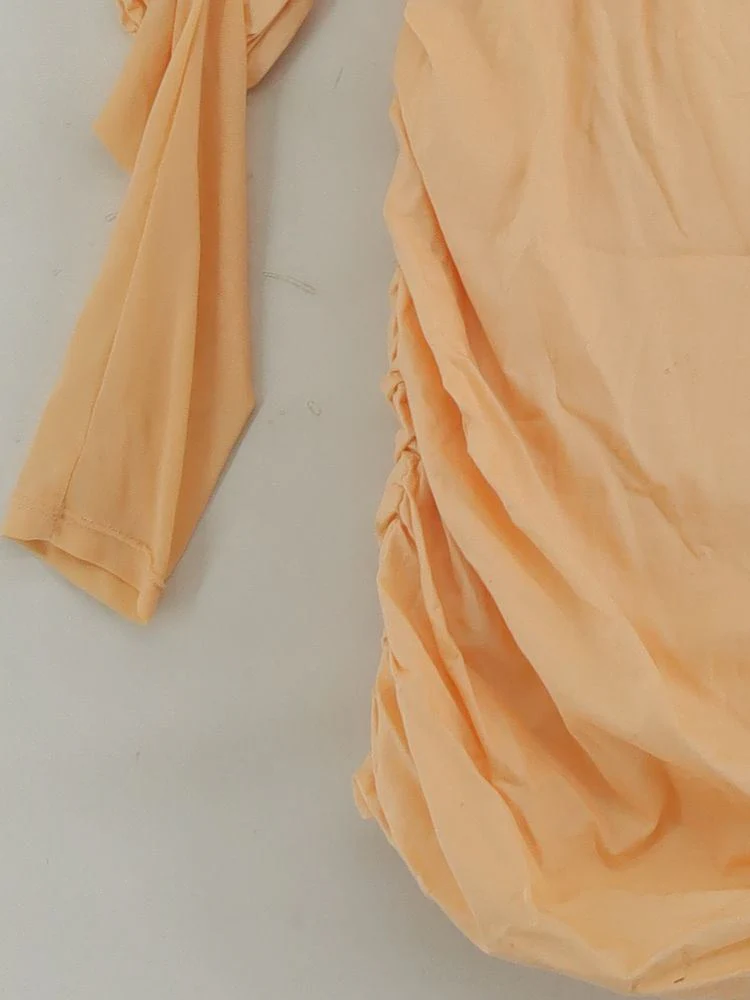 Oh Polly Bodycon Mini Dress UK10 in Orange - Image 4