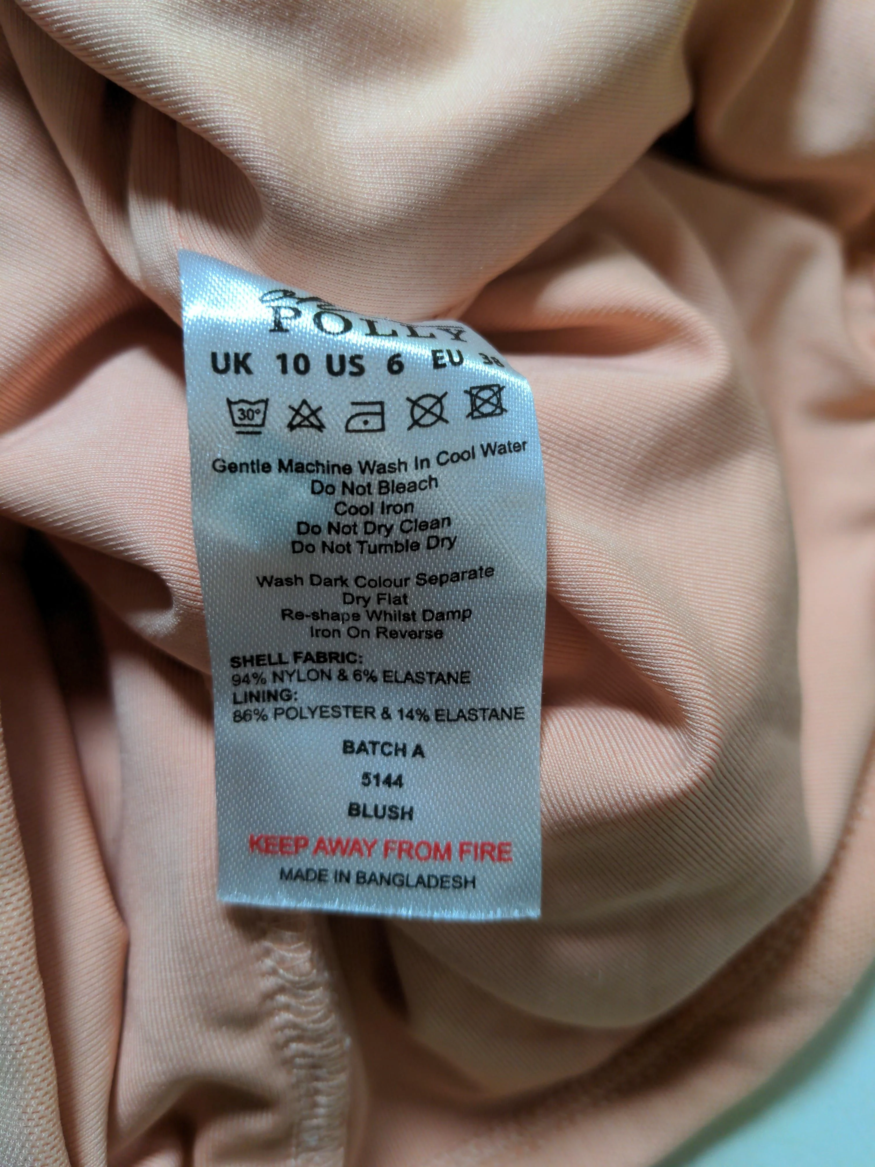 Oh Polly Bodycon Mini Dress UK10 in Pink - Image 6
