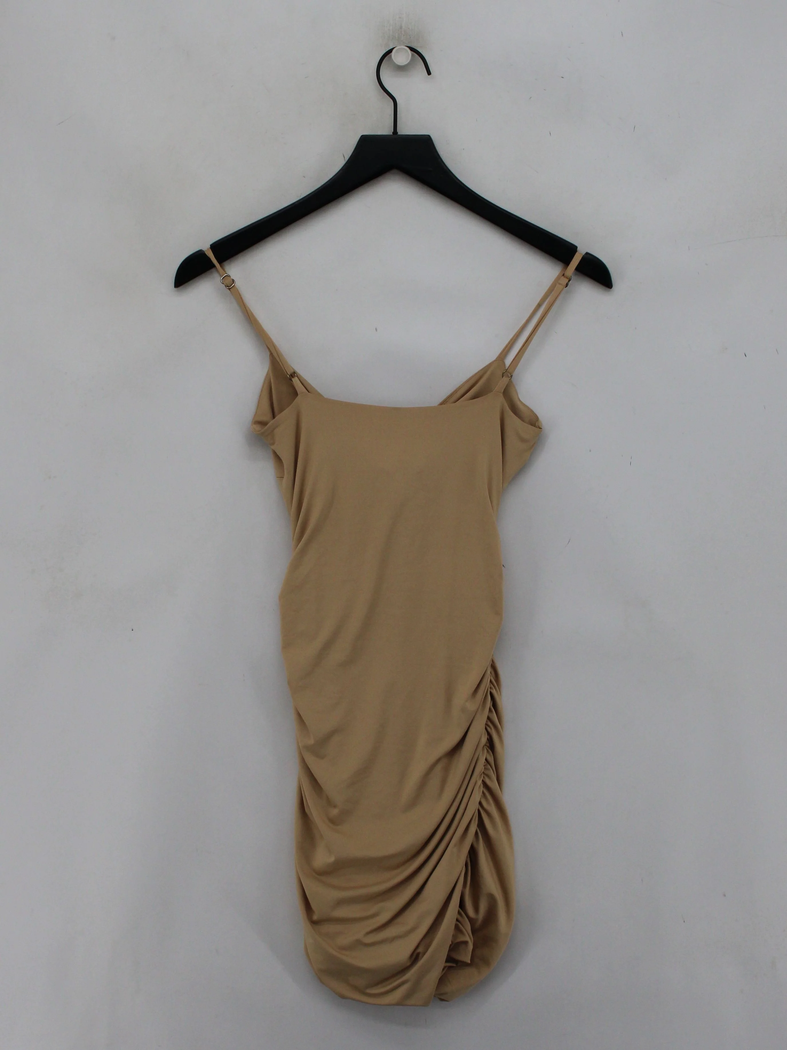 Oh Polly Bodycon Mini Dress UK10 in Tan - Image 2