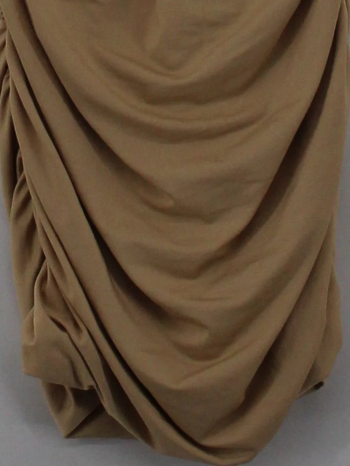 Oh Polly Bodycon Mini Dress UK10 in Tan - Image 4