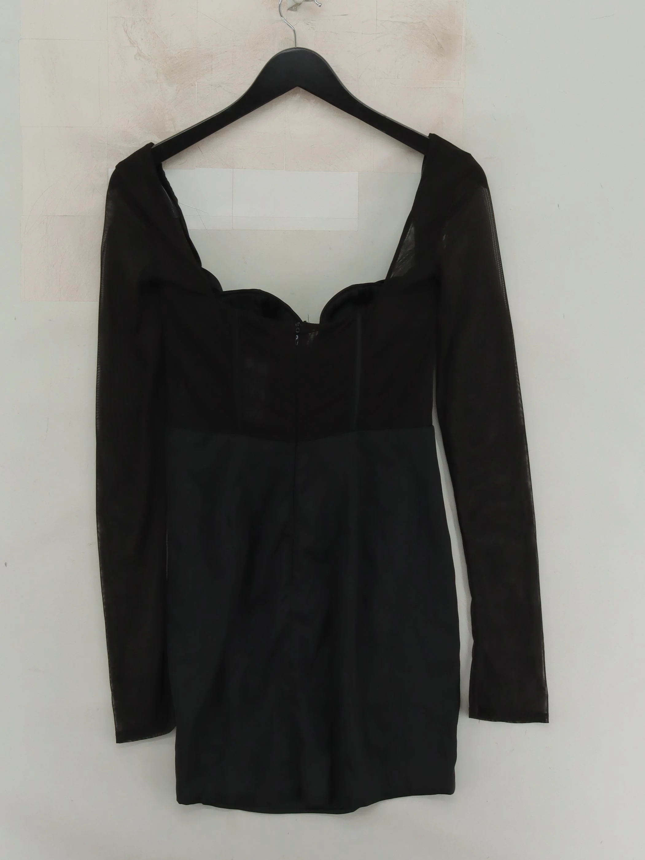 Oh Polly Bodycon Mini Dress UK12 in Black - Image 2