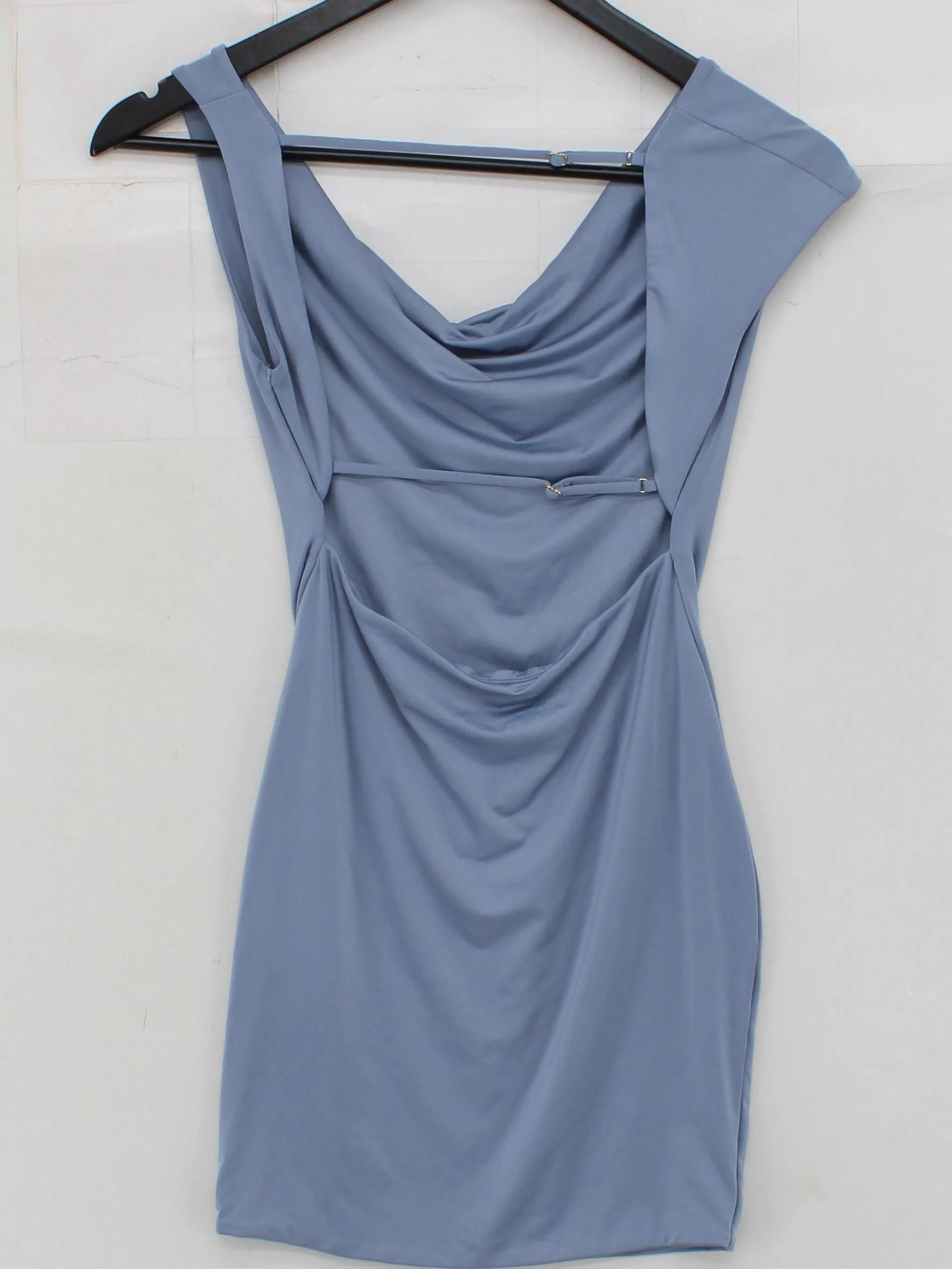 Oh Polly Bodycon Mini Dress UK6 in Blue - Image 2