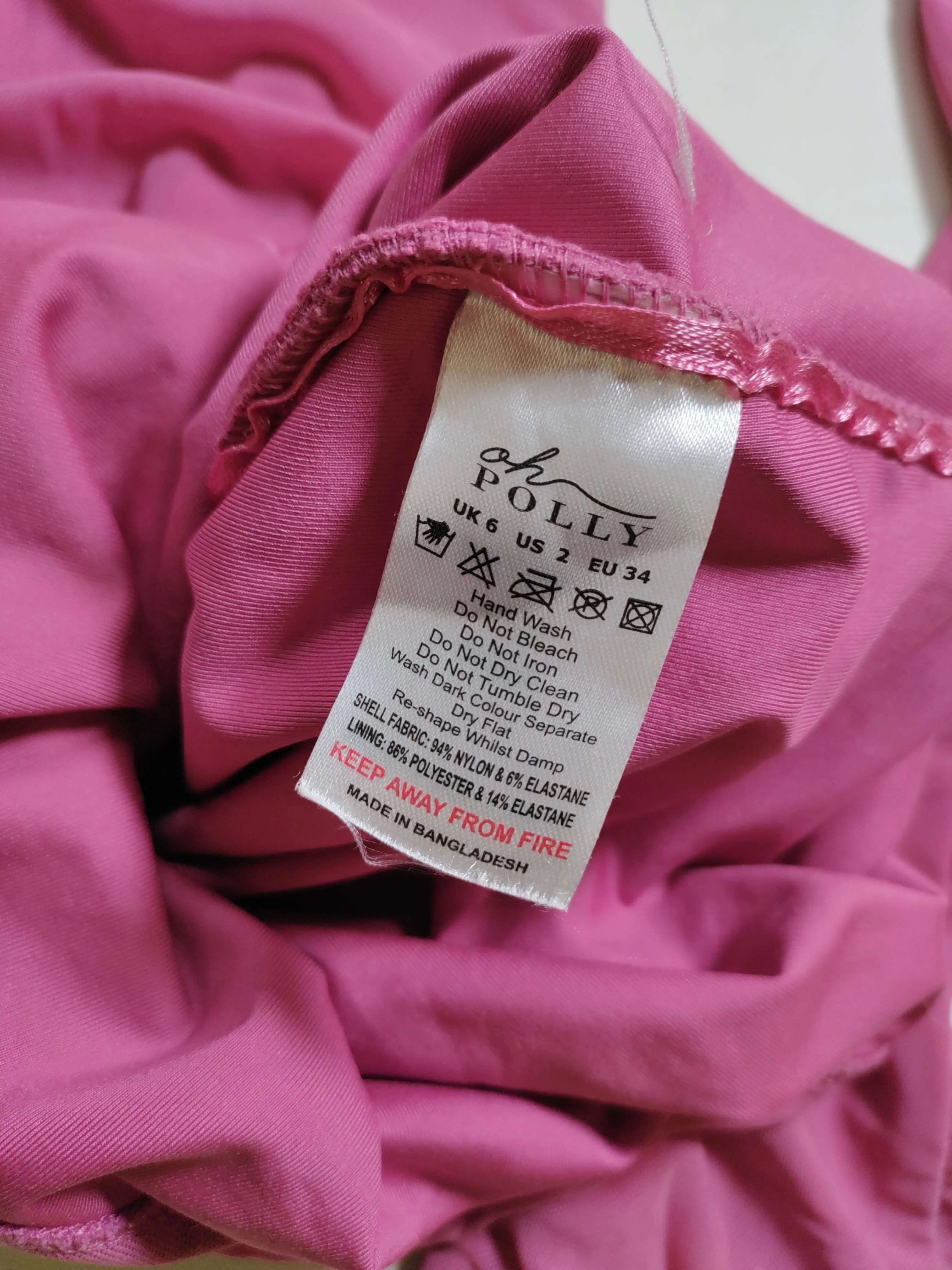 Oh Polly Bodycon Mini Dress UK6 in Pink - Image 7