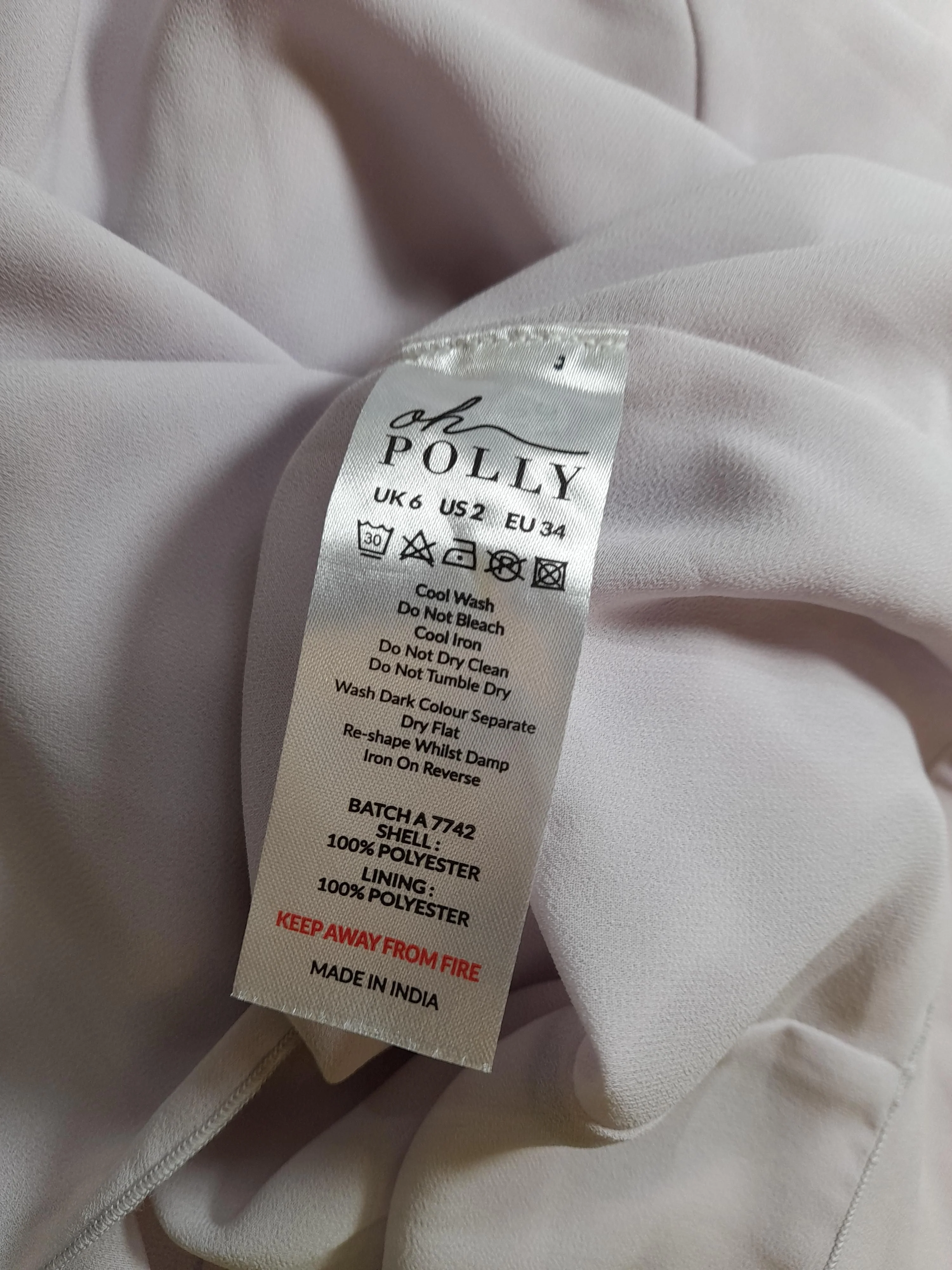 Oh Polly Bodycon Mini Dress UK6 in Purple - Image 6