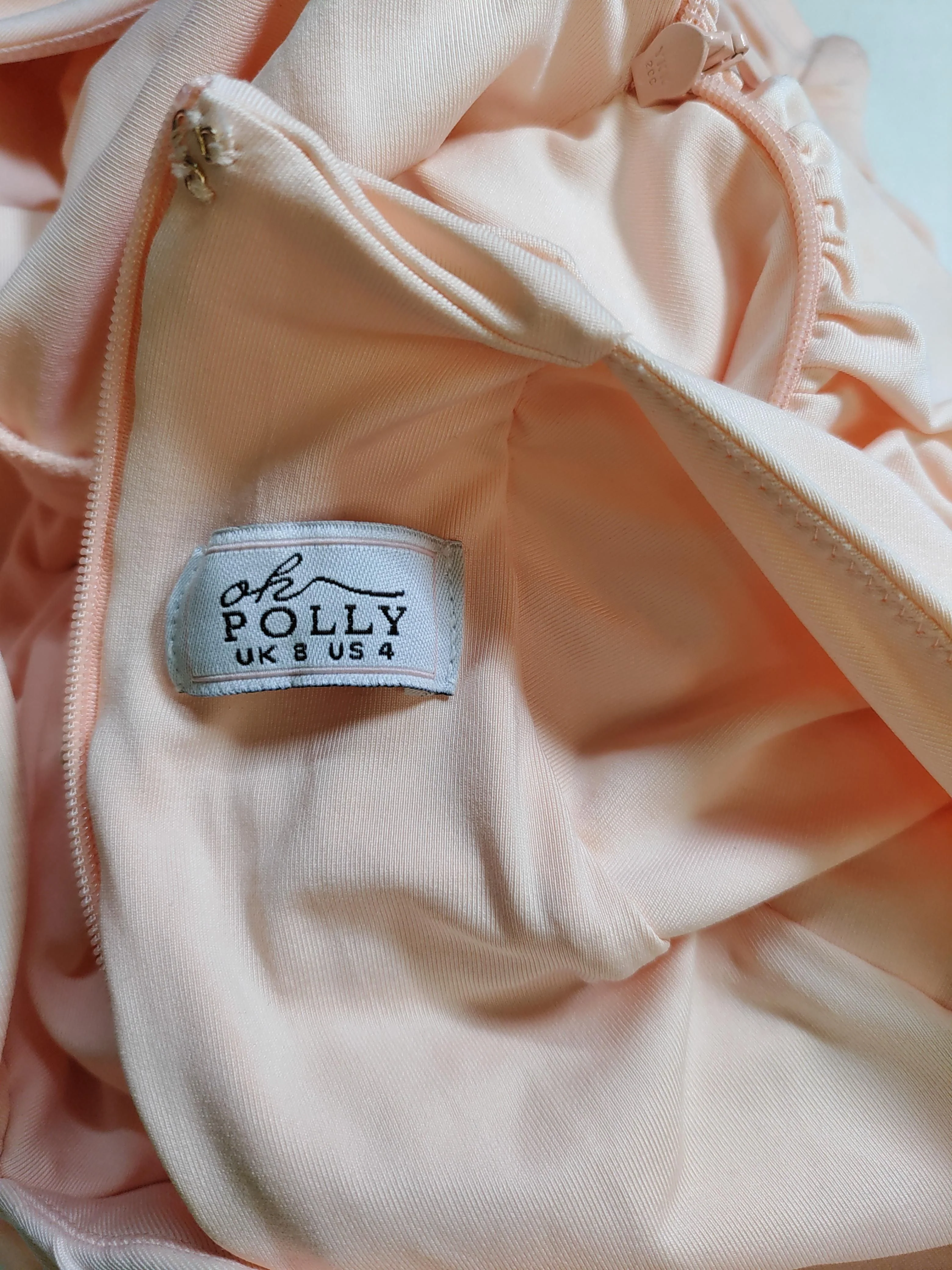 Oh Polly Bodycon Mini Dress UK8 in Pink - Image 5
