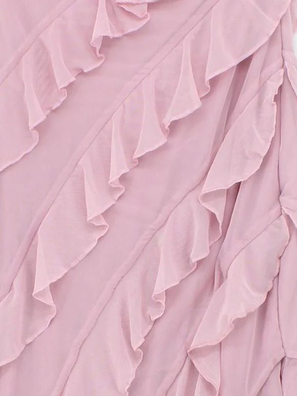 Oh Polly Maxi Dress UK8 in Pink - Image 3