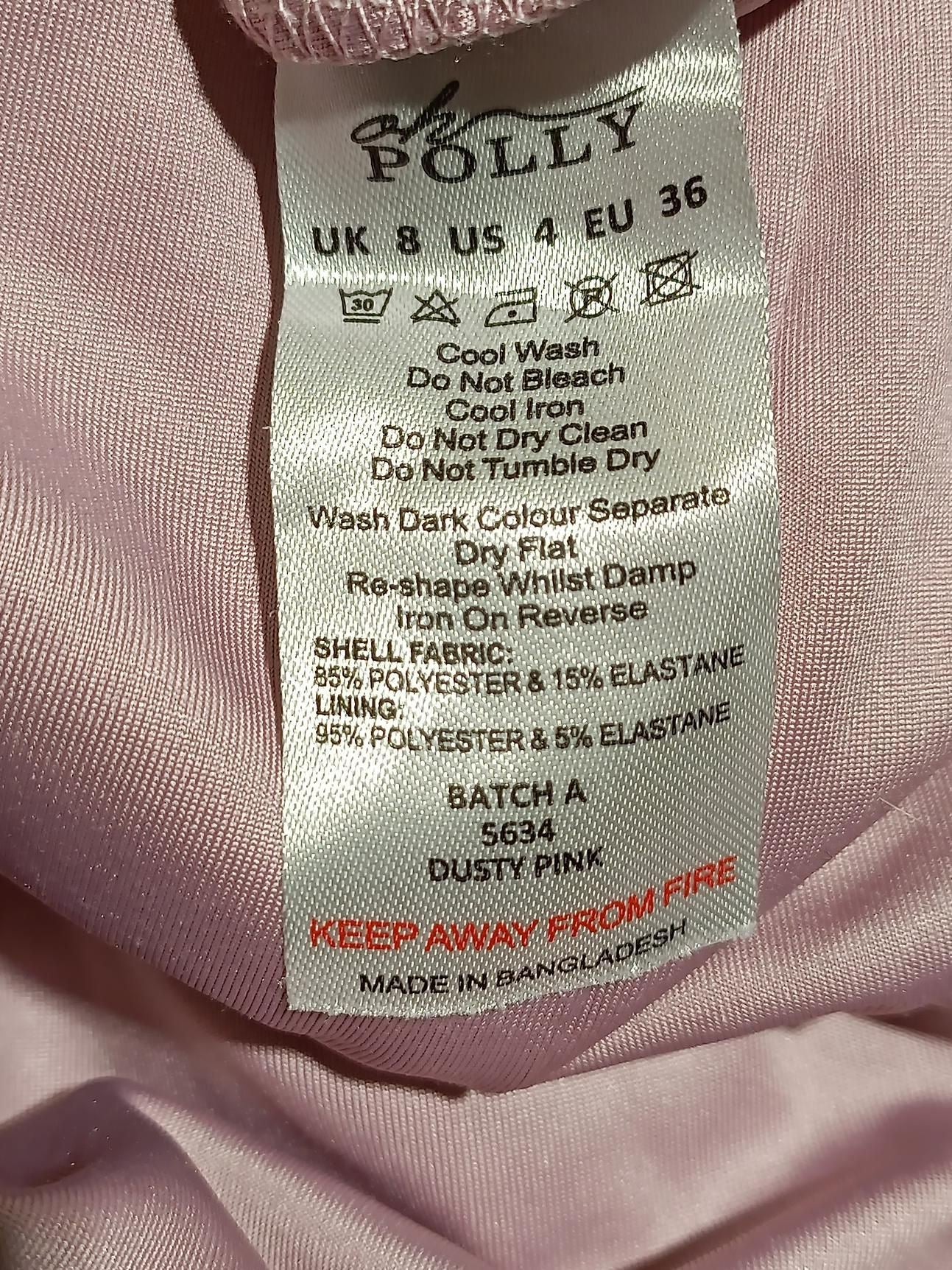 Oh Polly Maxi Dress UK8 in Pink - Image 6