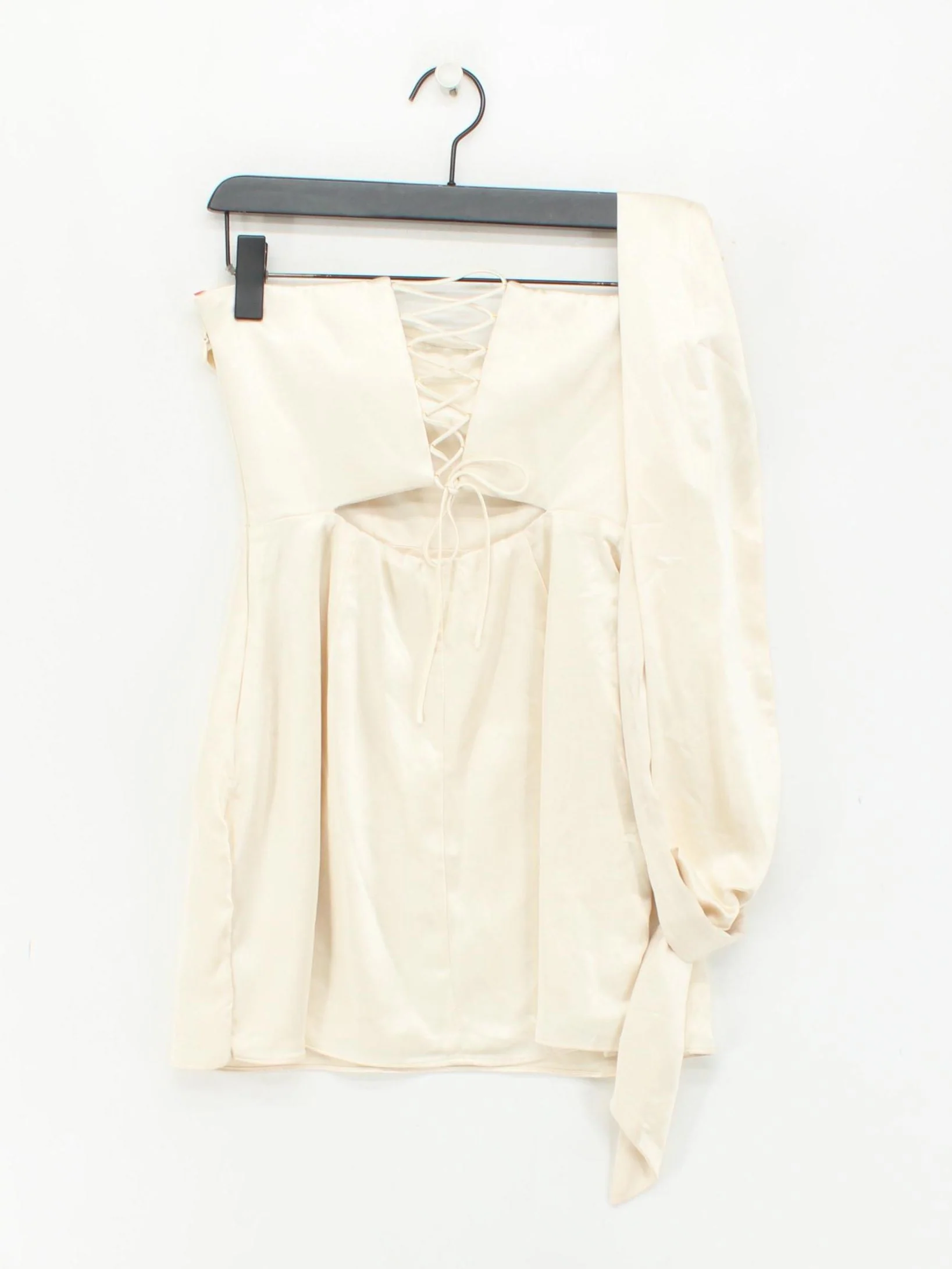 Oh Polly Mini Dress UK10 in Cream - Image 2