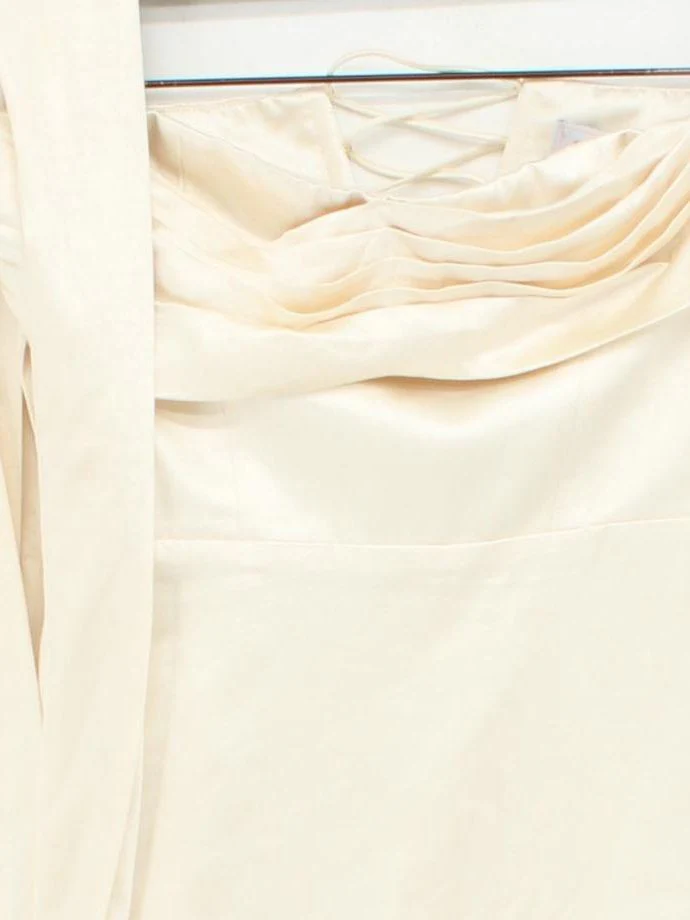 Oh Polly Mini Dress UK10 in Cream - Image 3