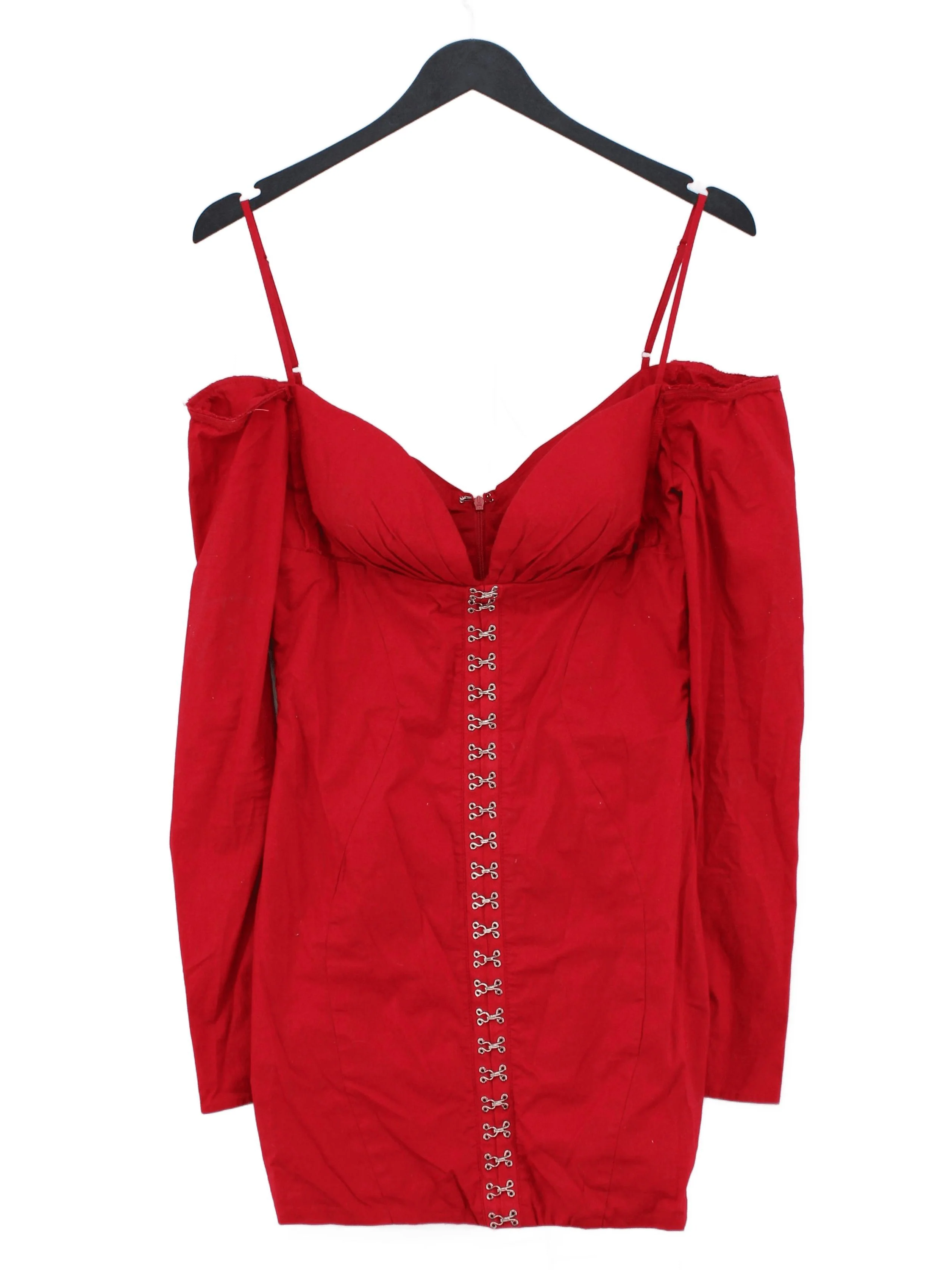 Oh Polly Mini Dress UK10 in Red