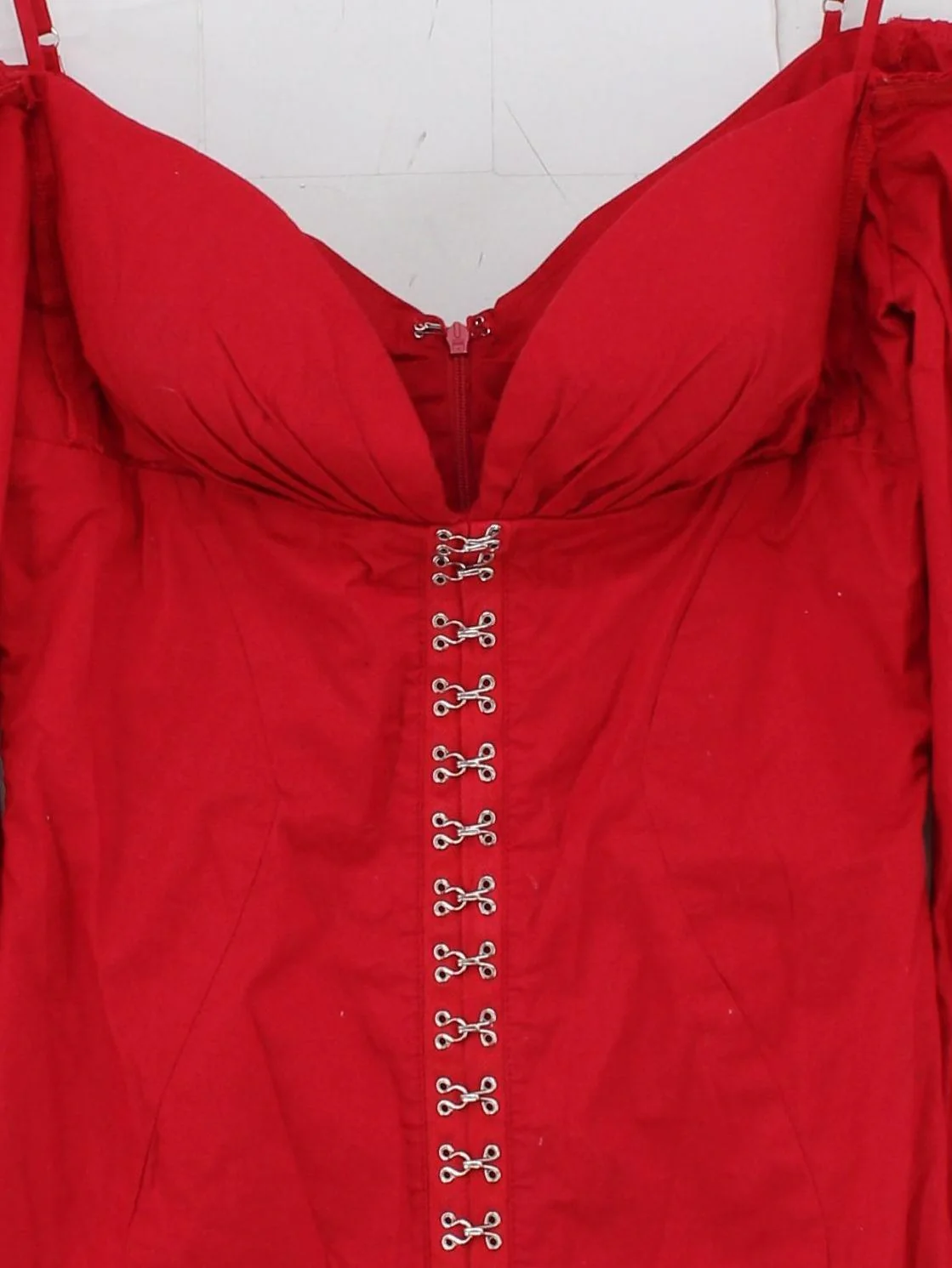 Oh Polly Mini Dress UK10 in Red - Image 3
