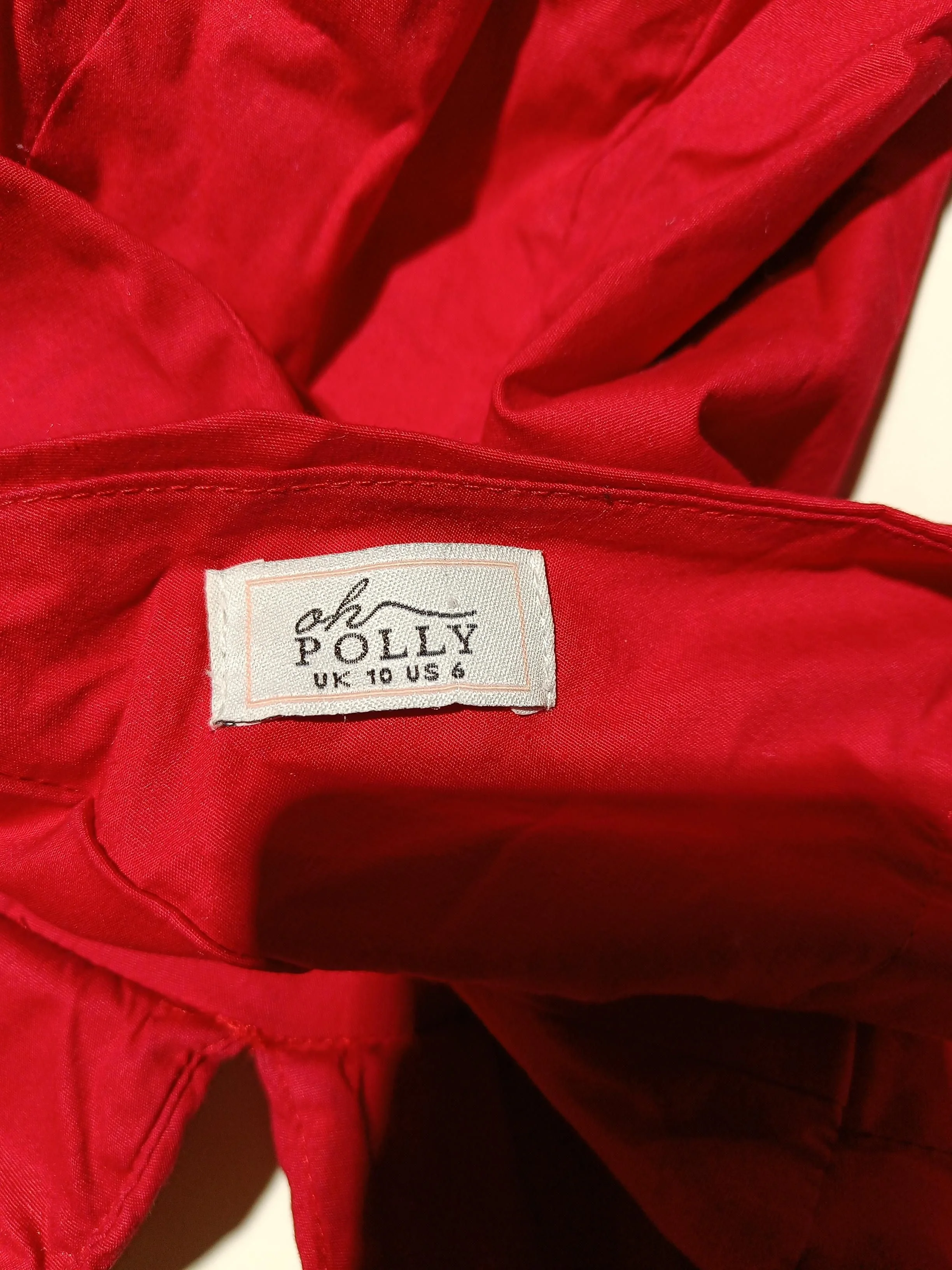 Oh Polly Mini Dress UK10 in Red - Image 6