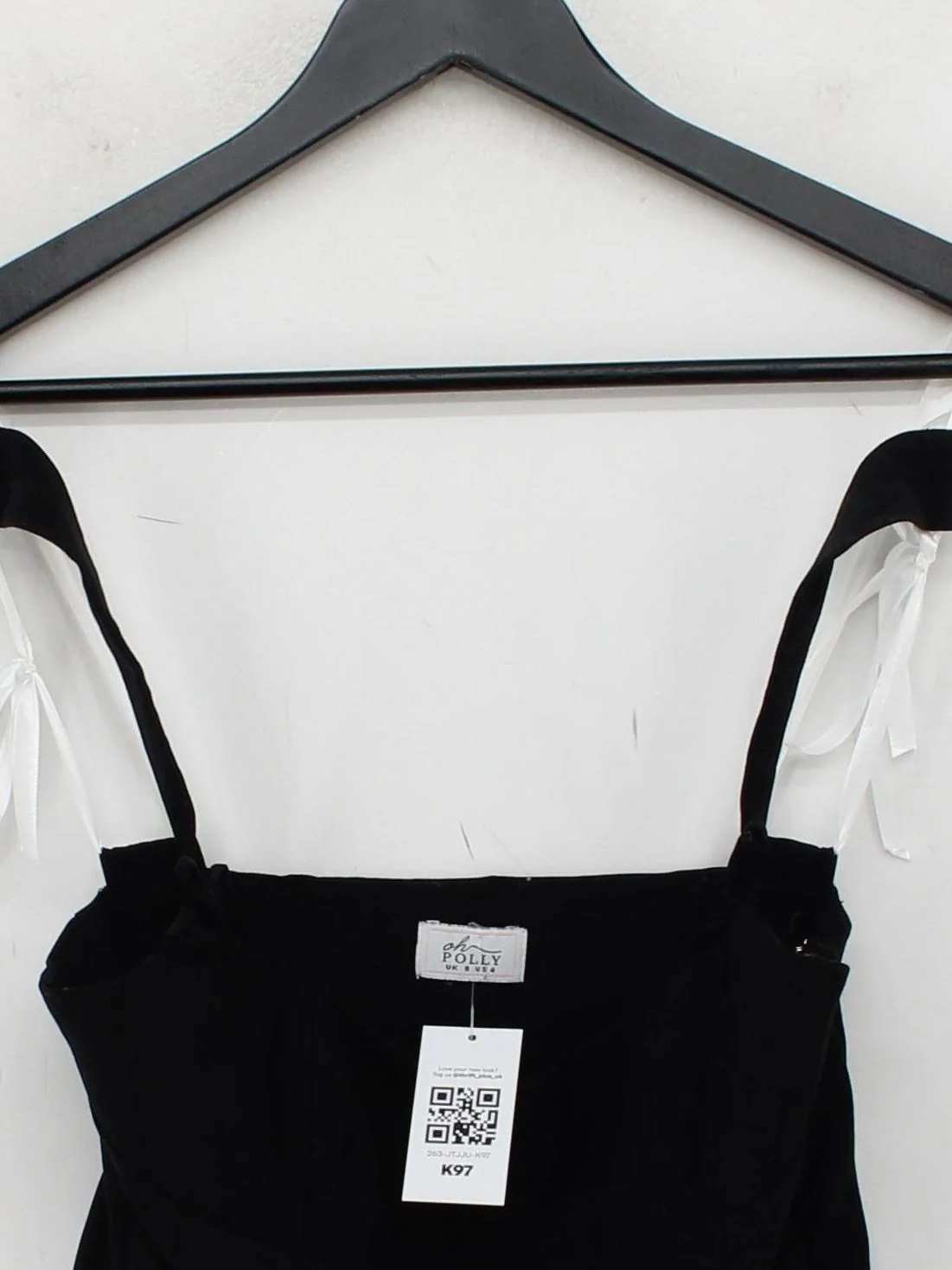 Oh Polly Mini Dress UK8 in Black - Image 3