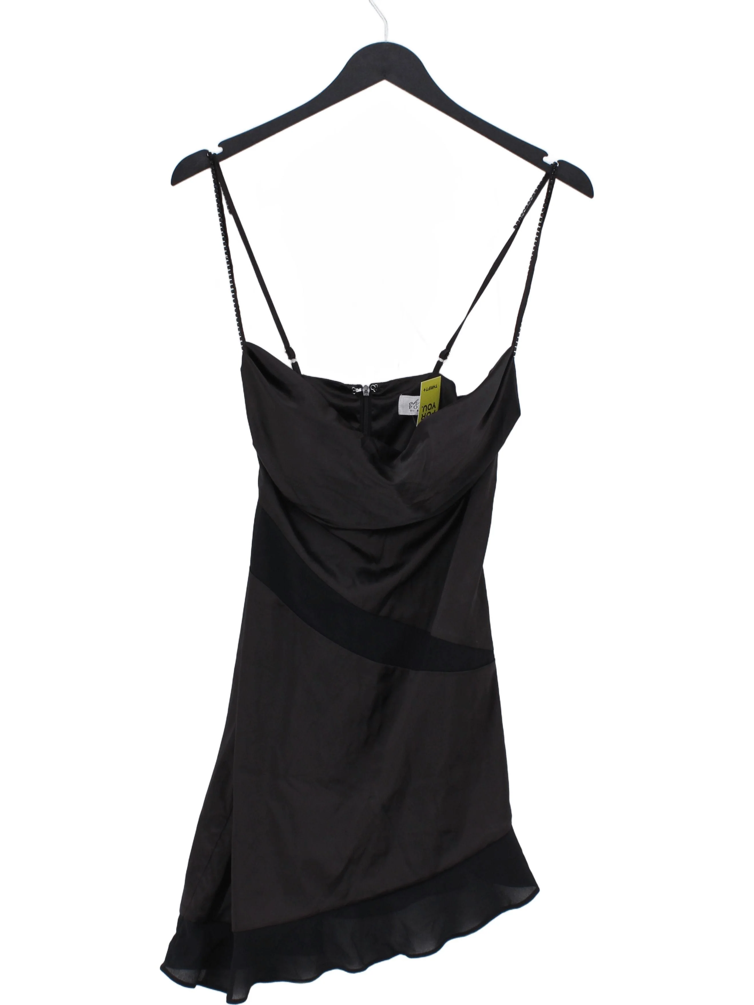 Oh Polly Slip Mini Dress UK8 in Black