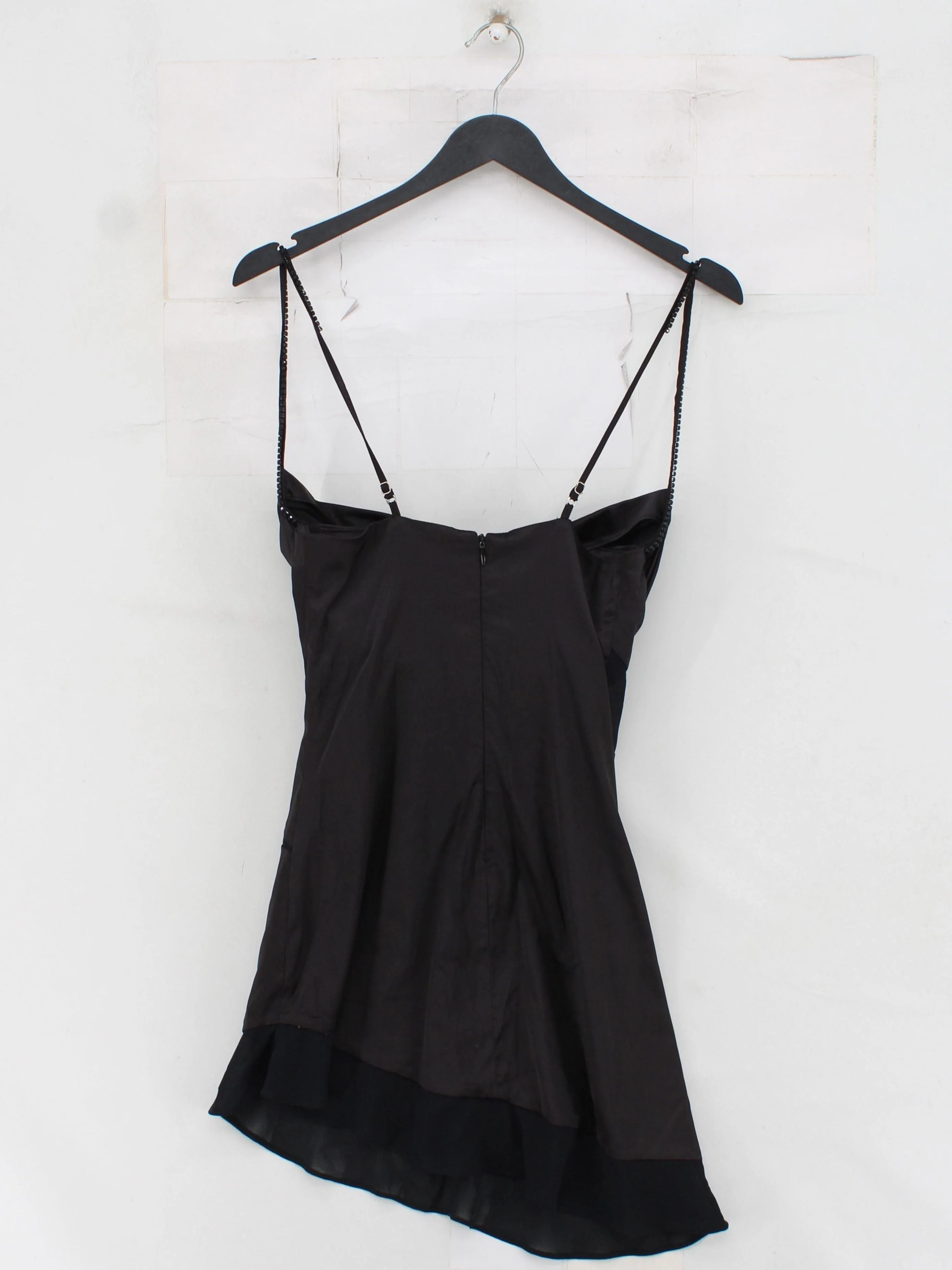 Oh Polly Slip Mini Dress UK8 in Black - Image 2