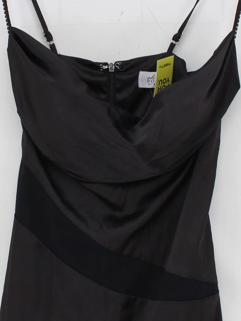 Oh Polly Slip Mini Dress UK8 in Black - Image 3