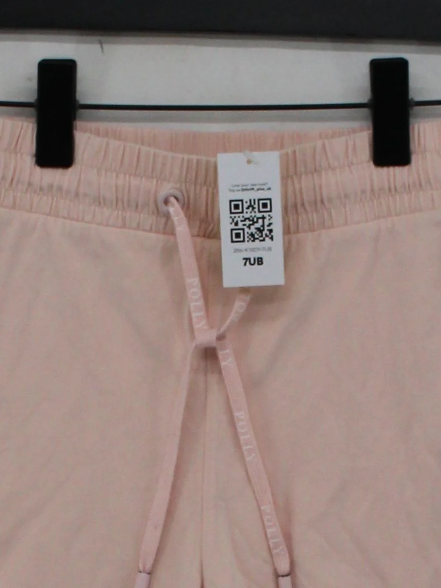 Oh Polly Women's Shorts M Pink Cotton with Elastane Sweat - Image 3