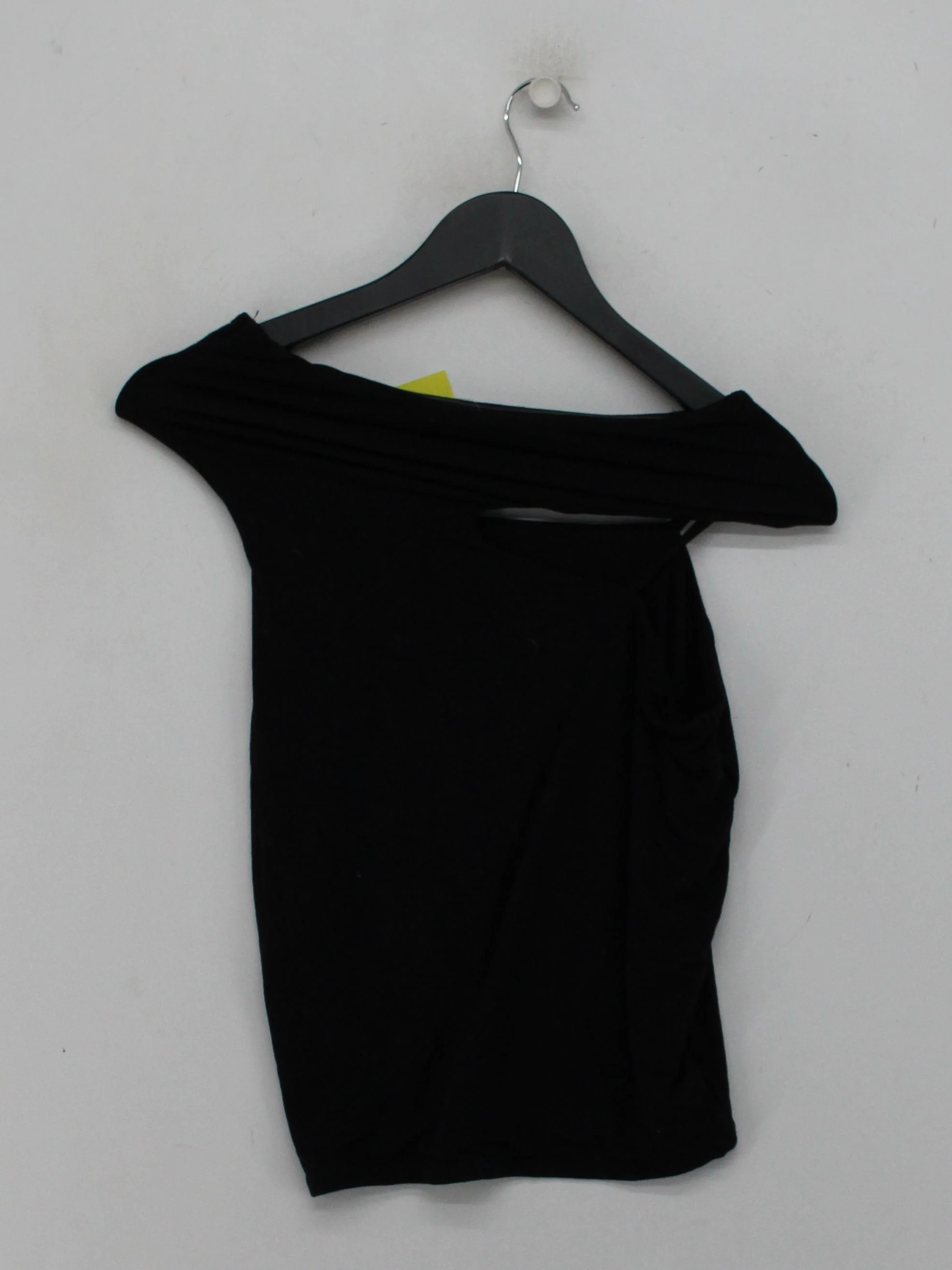 Oh Polly Women's Top UK 10 Black Viscose with Elastane Basic - Image 2