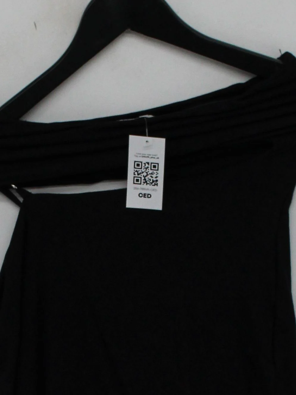 Oh Polly Women's Top UK 10 Black Viscose with Elastane Basic - Image 3