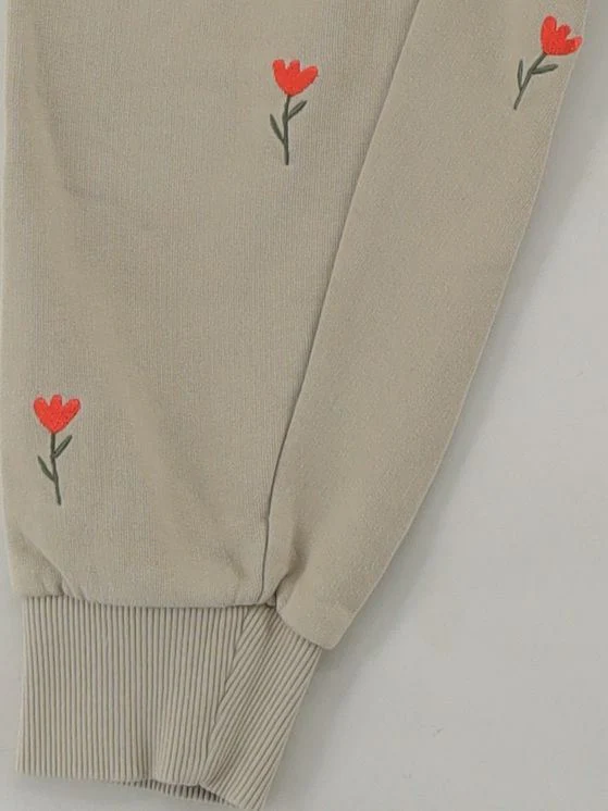 OLIVE AND FRANK Women's Sports Bottoms S Cream 100% Cotton Sweatpants - Image 4