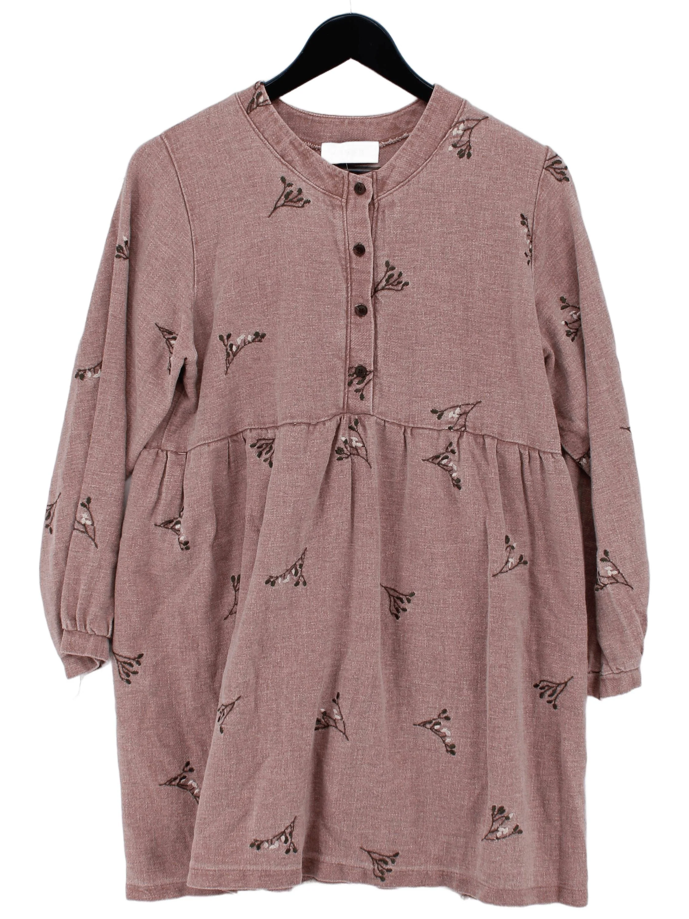 Olive Jumper Mini Dress M in Pink