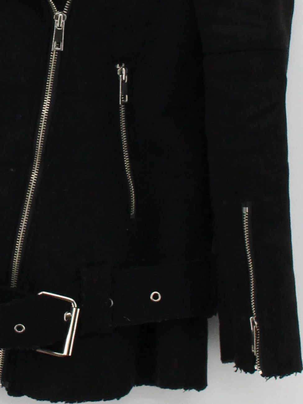Olive Motorcycle Jacket jacket black - Image 4