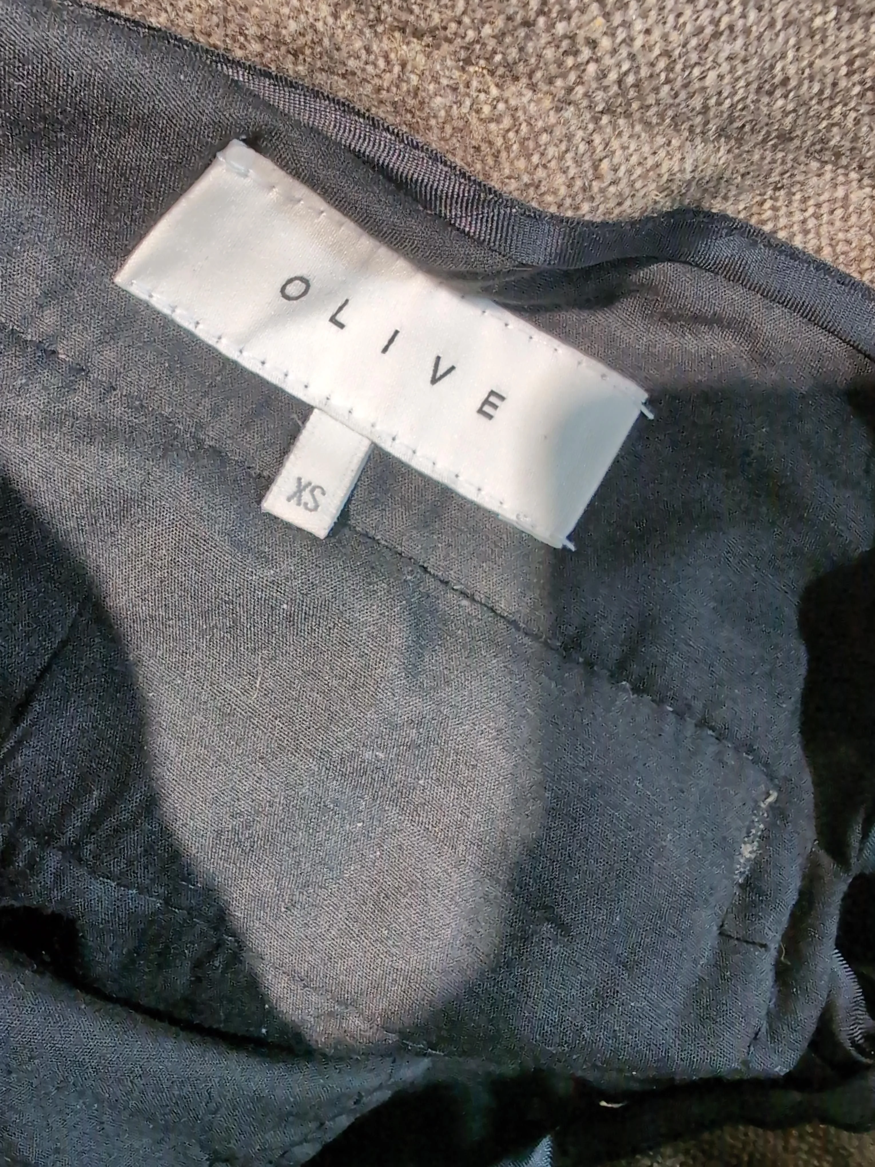 Olive Women's Trousers XS Brown 100% Wool Tapered Chino - Image 5