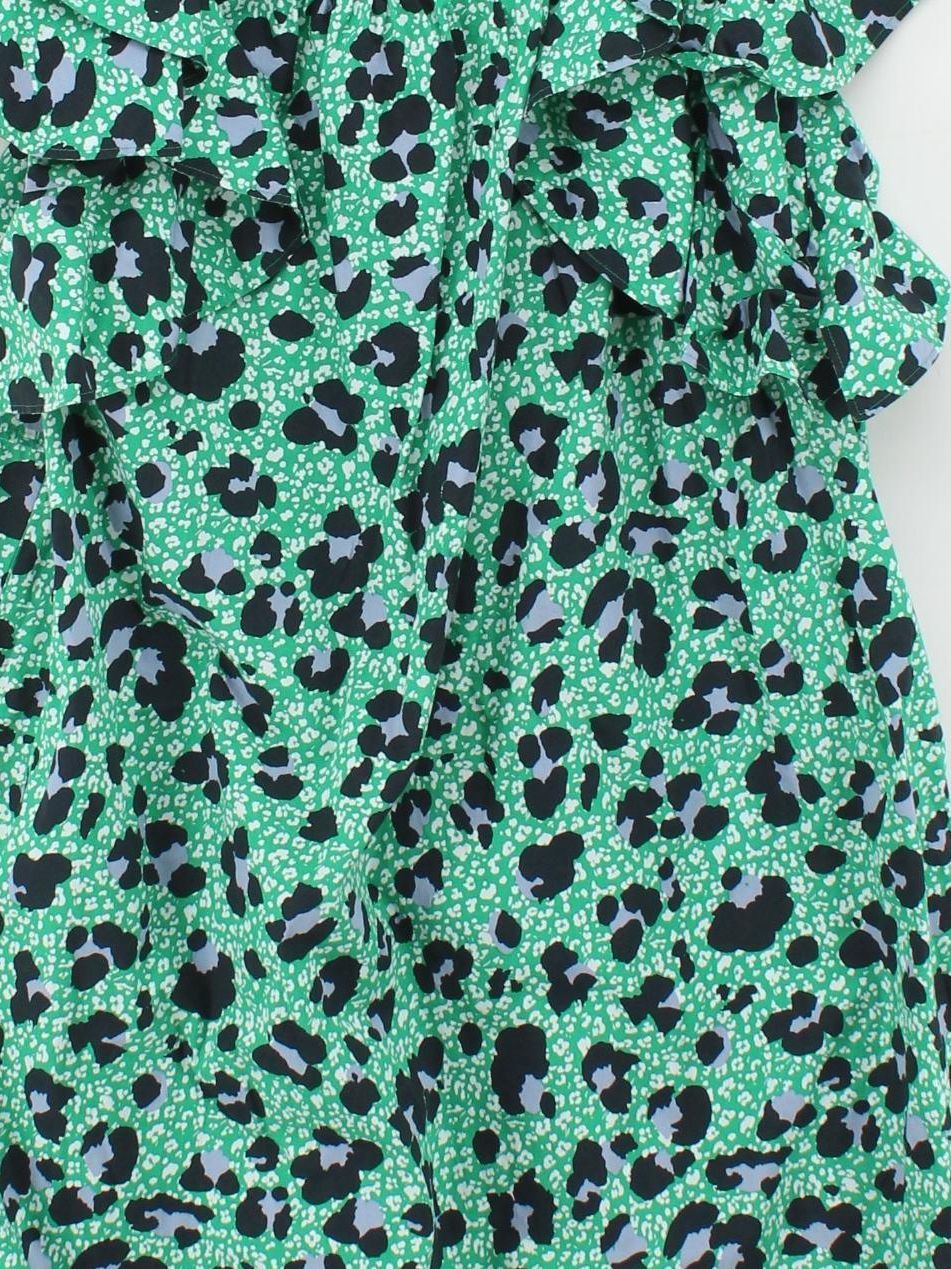 Oliver Bonas A-Line Midi Dress UK10 in Multi - Image 3