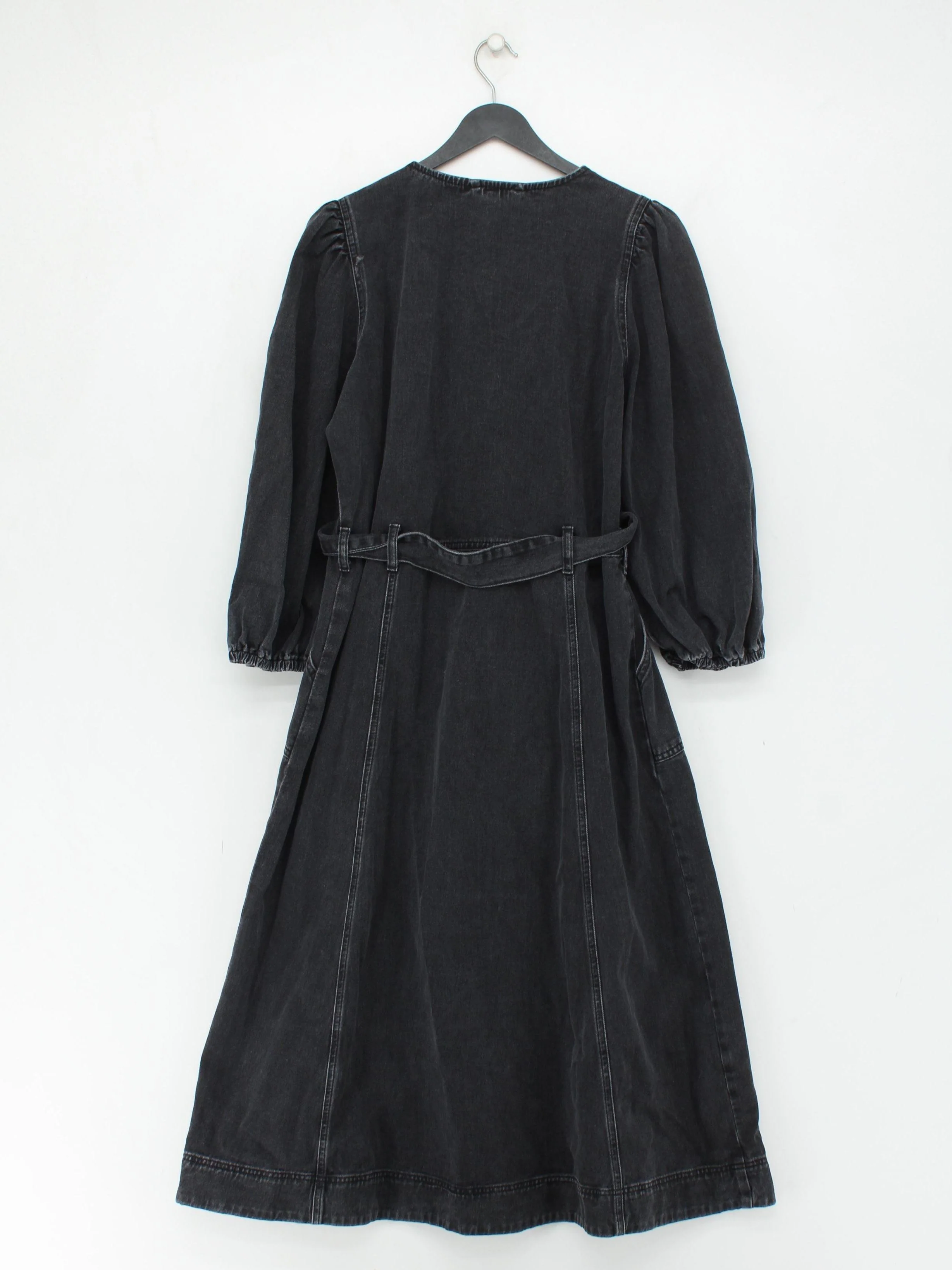 Oliver Bonas A-Line Midi Dress UK14 in Grey - Image 2