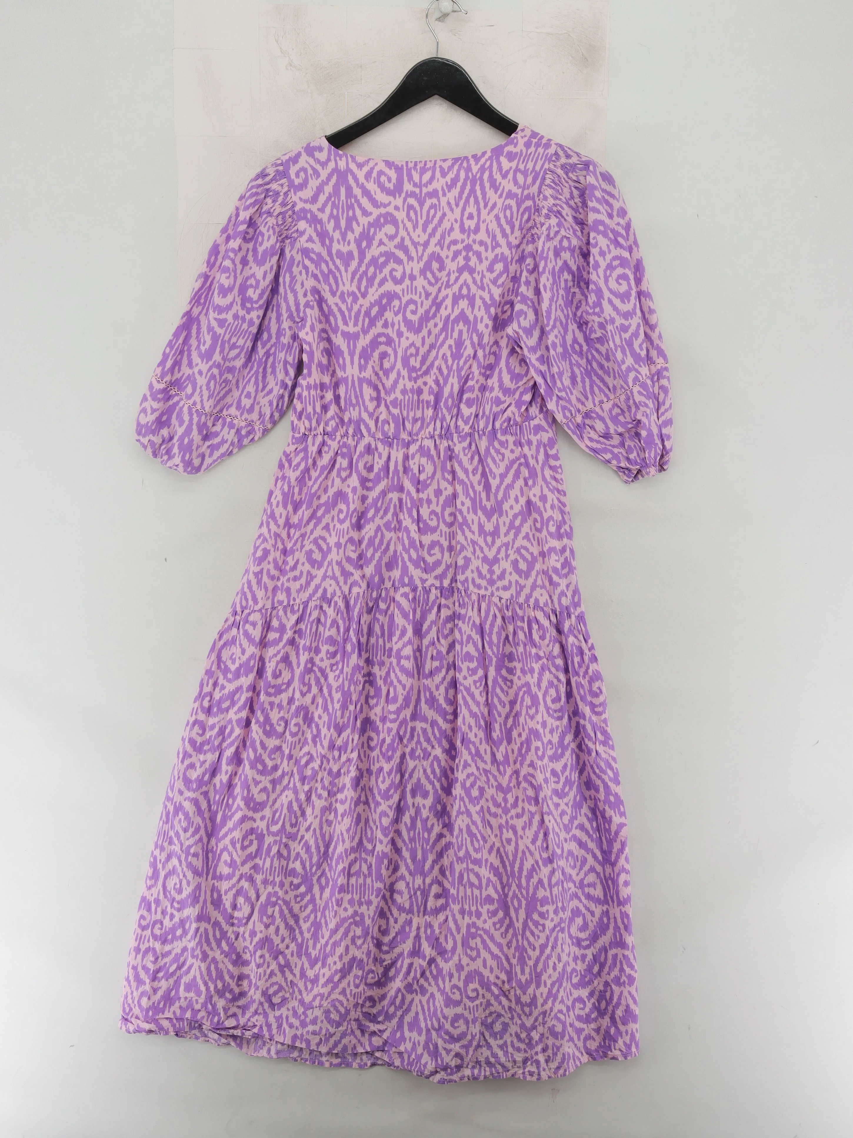 Oliver Bonas A-Line Midi Dress UK8 in Purple - Image 2