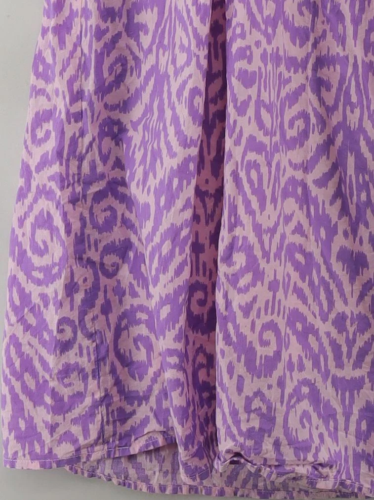 Oliver Bonas A-Line Midi Dress UK8 in Purple - Image 4