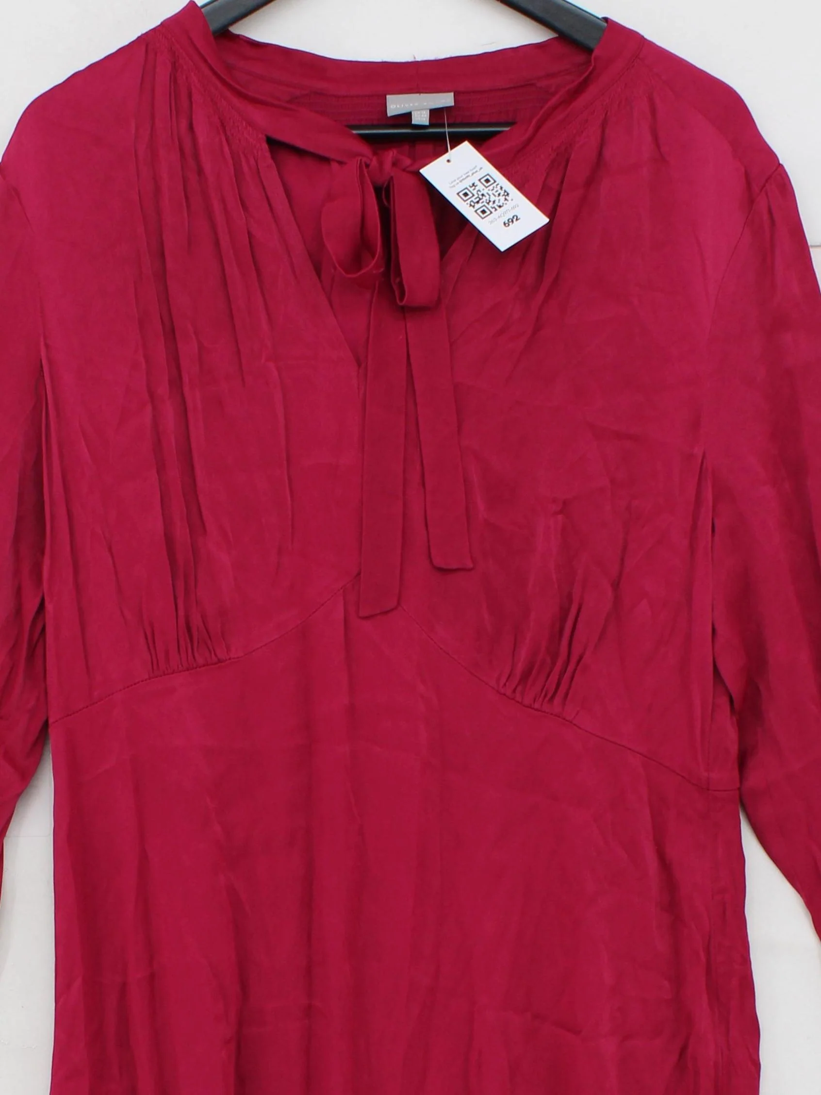 Oliver Bonas Jumper Midi Dress UK16 in Red - Image 3