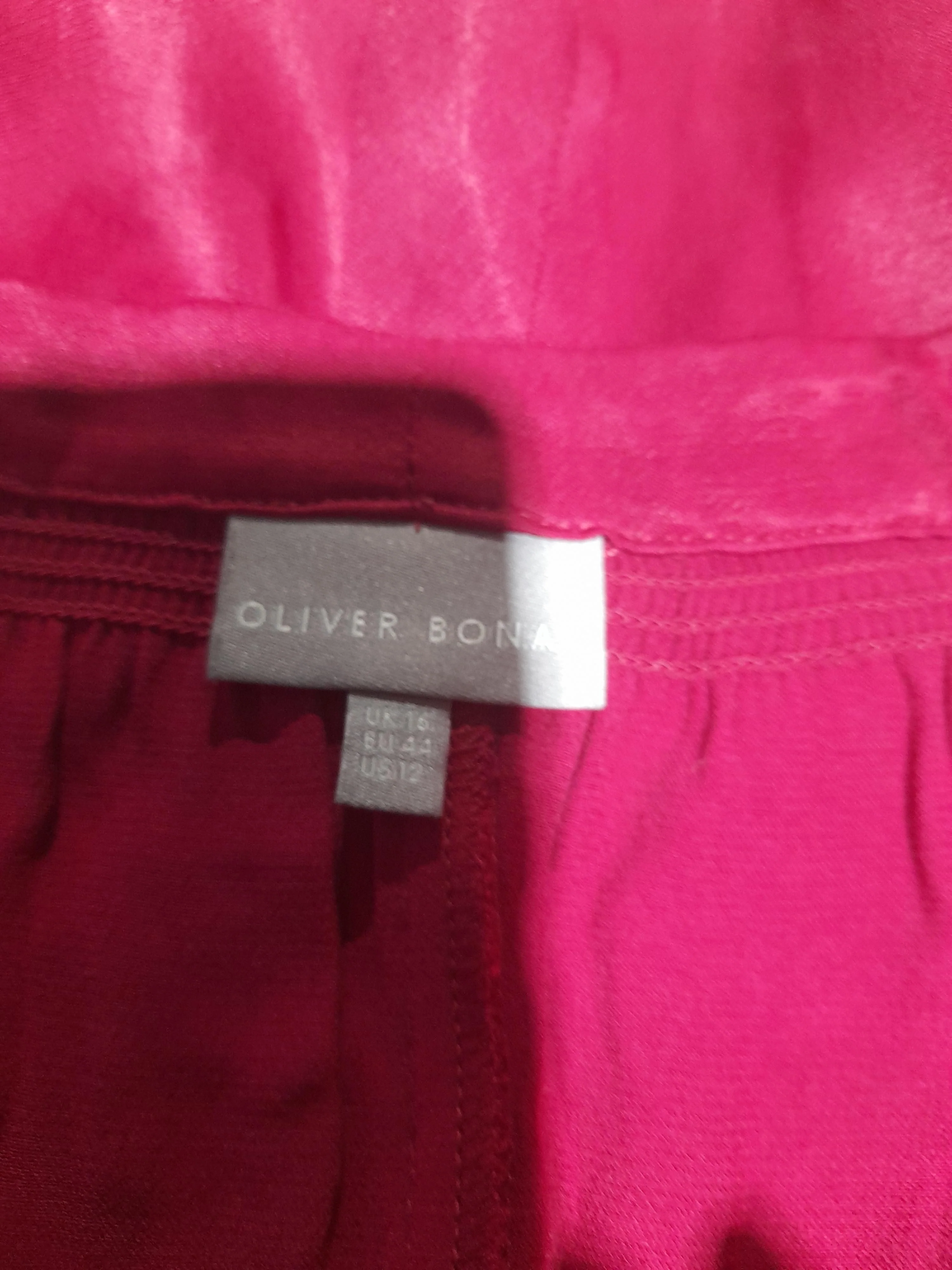 Oliver Bonas Jumper Midi Dress UK16 in Red - Image 5