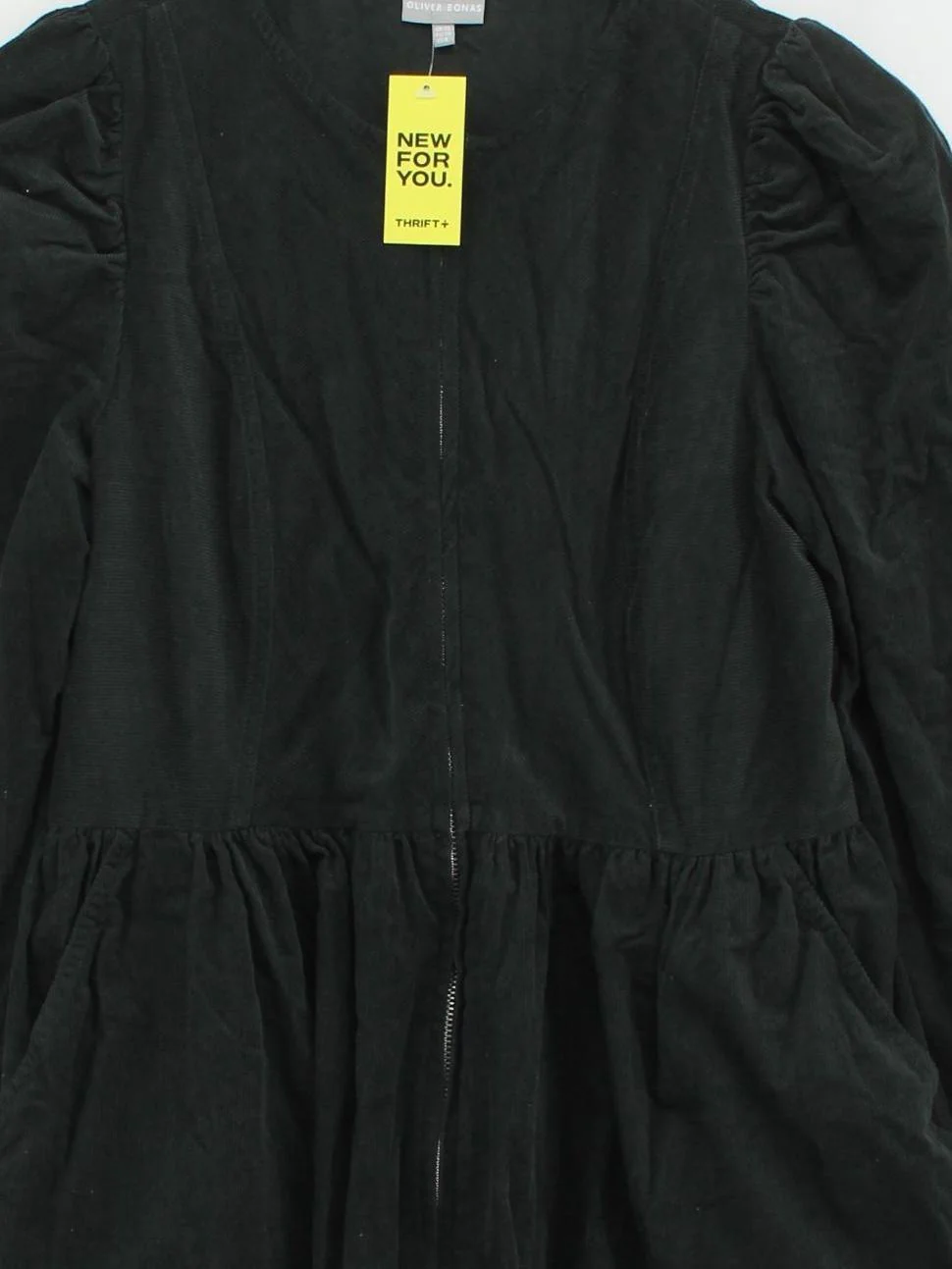 Oliver Bonas Jumper Mini Dress UK10 in Green - Image 3