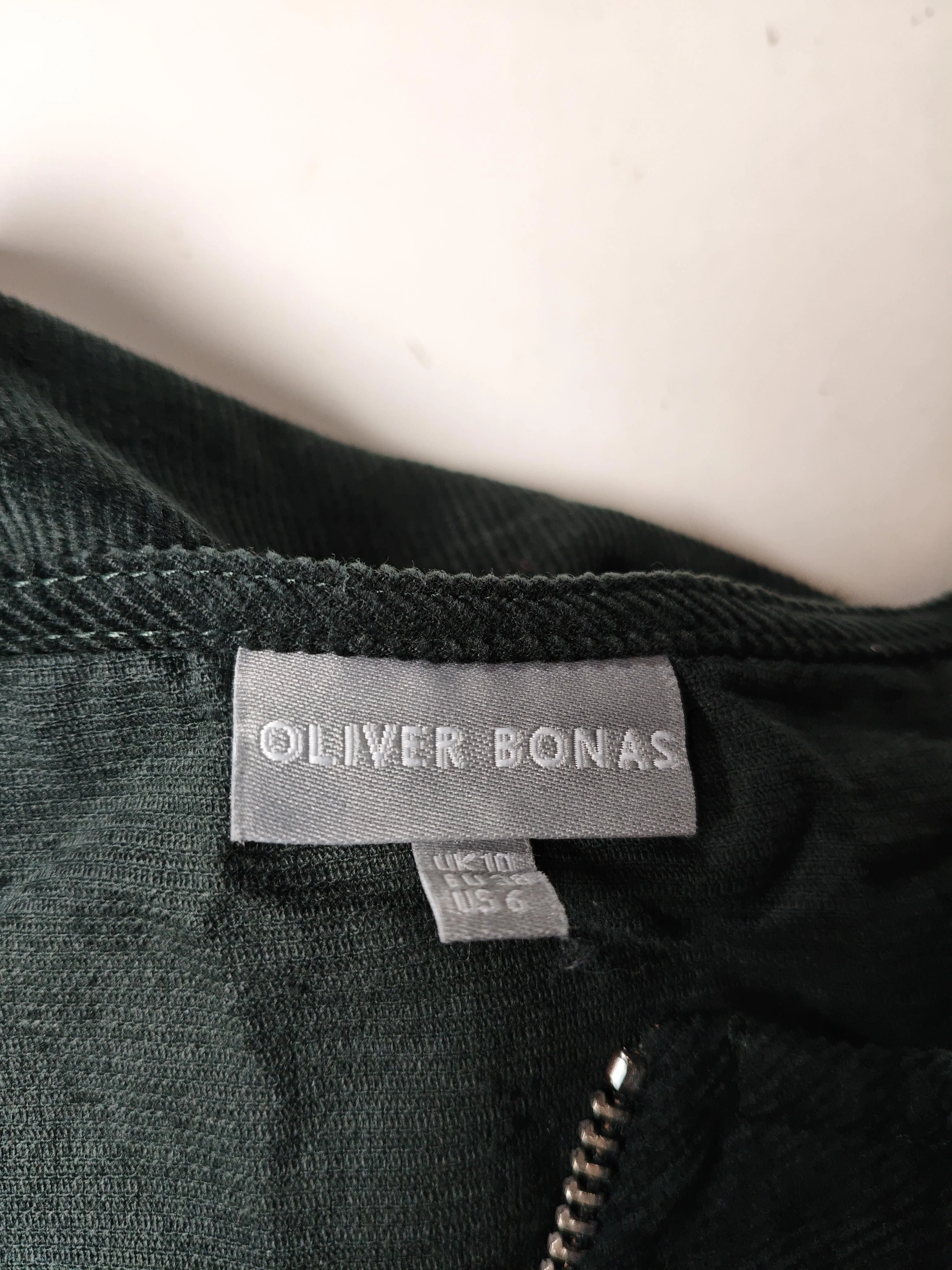 Oliver Bonas Jumper Mini Dress UK10 in Green - Image 5