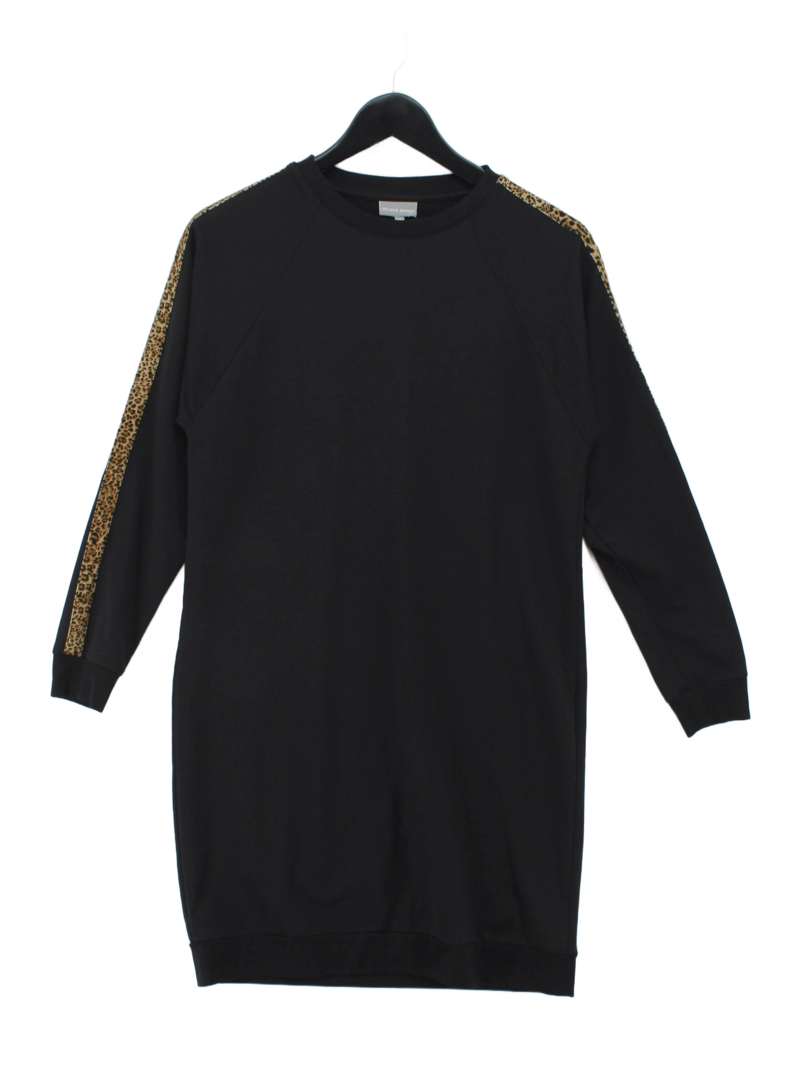 Oliver Bonas Jumper Mini Dress UK8 in Black