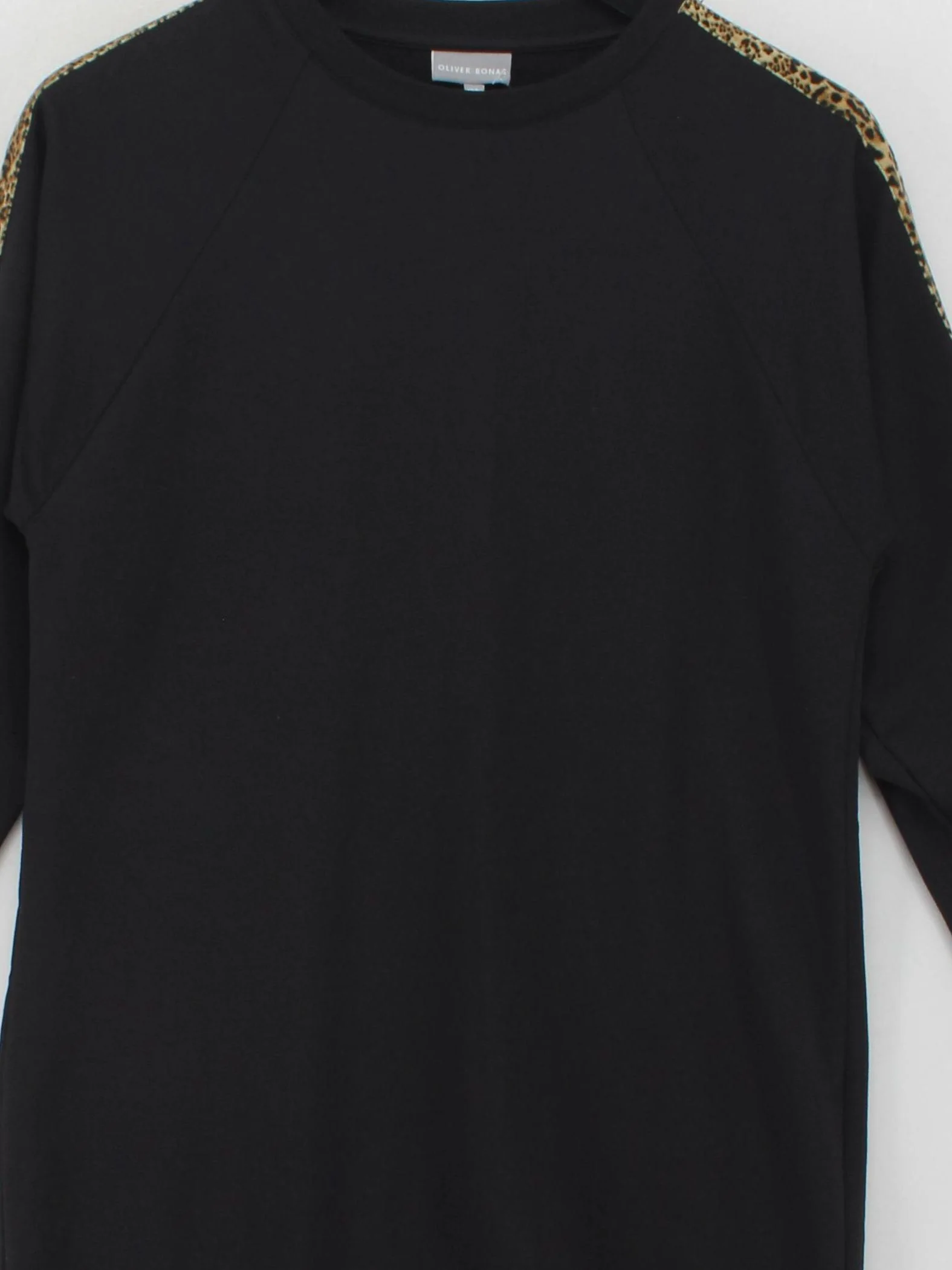 Oliver Bonas Jumper Mini Dress UK8 in Black - Image 3