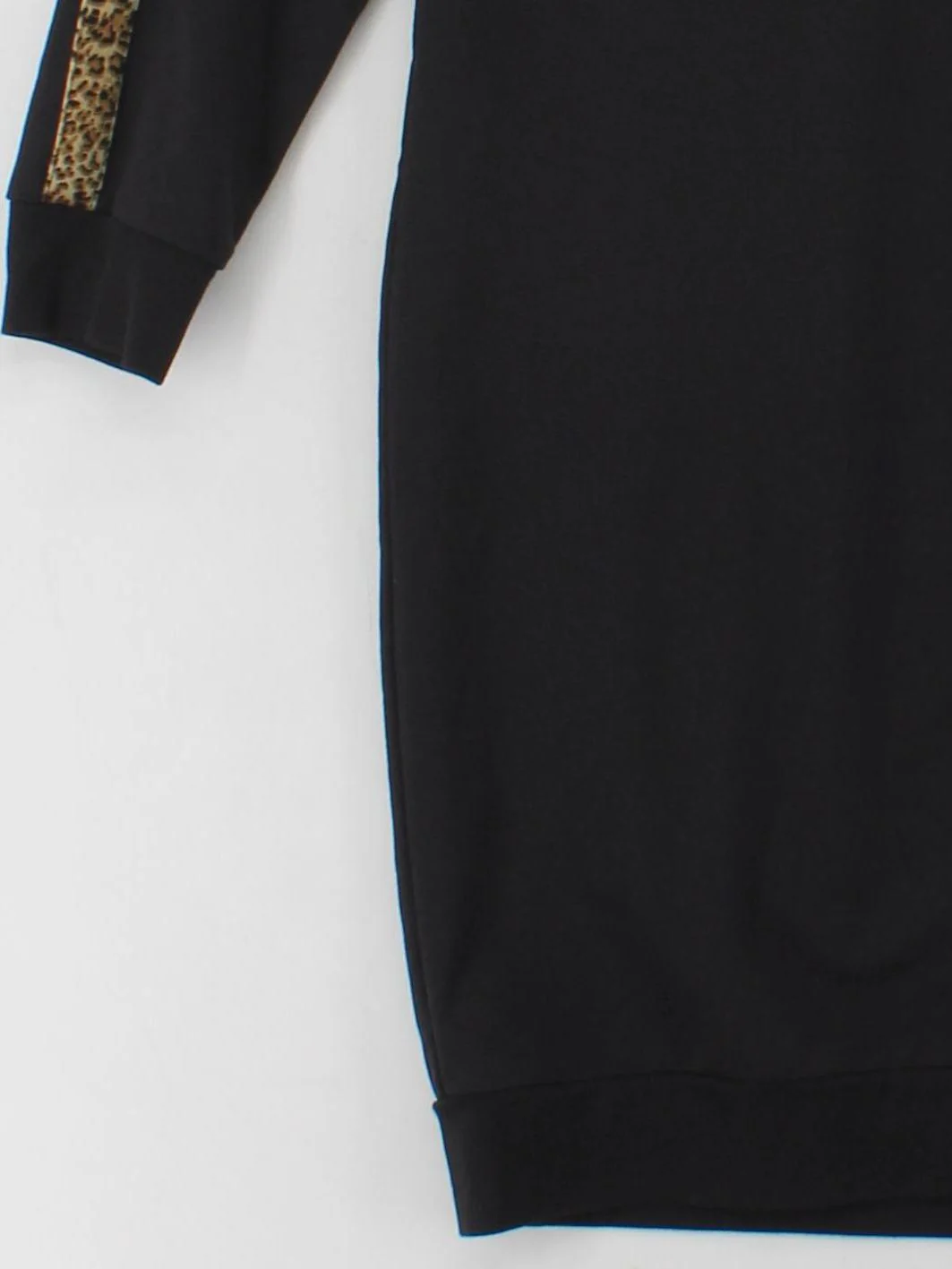 Oliver Bonas Jumper Mini Dress UK8 in Black - Image 4