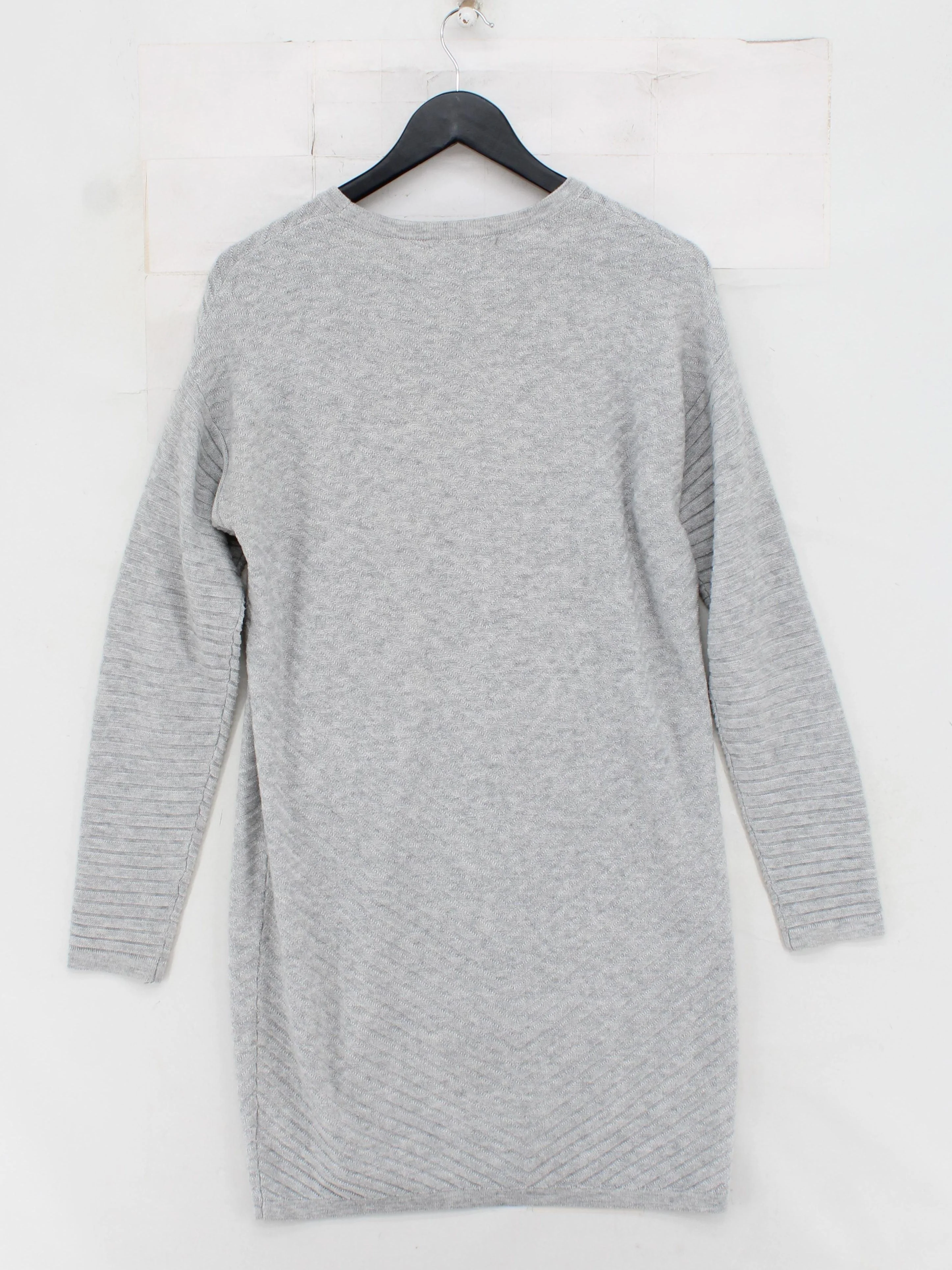 Oliver Bonas Jumper Mini Dress UK8 in Grey - Image 2