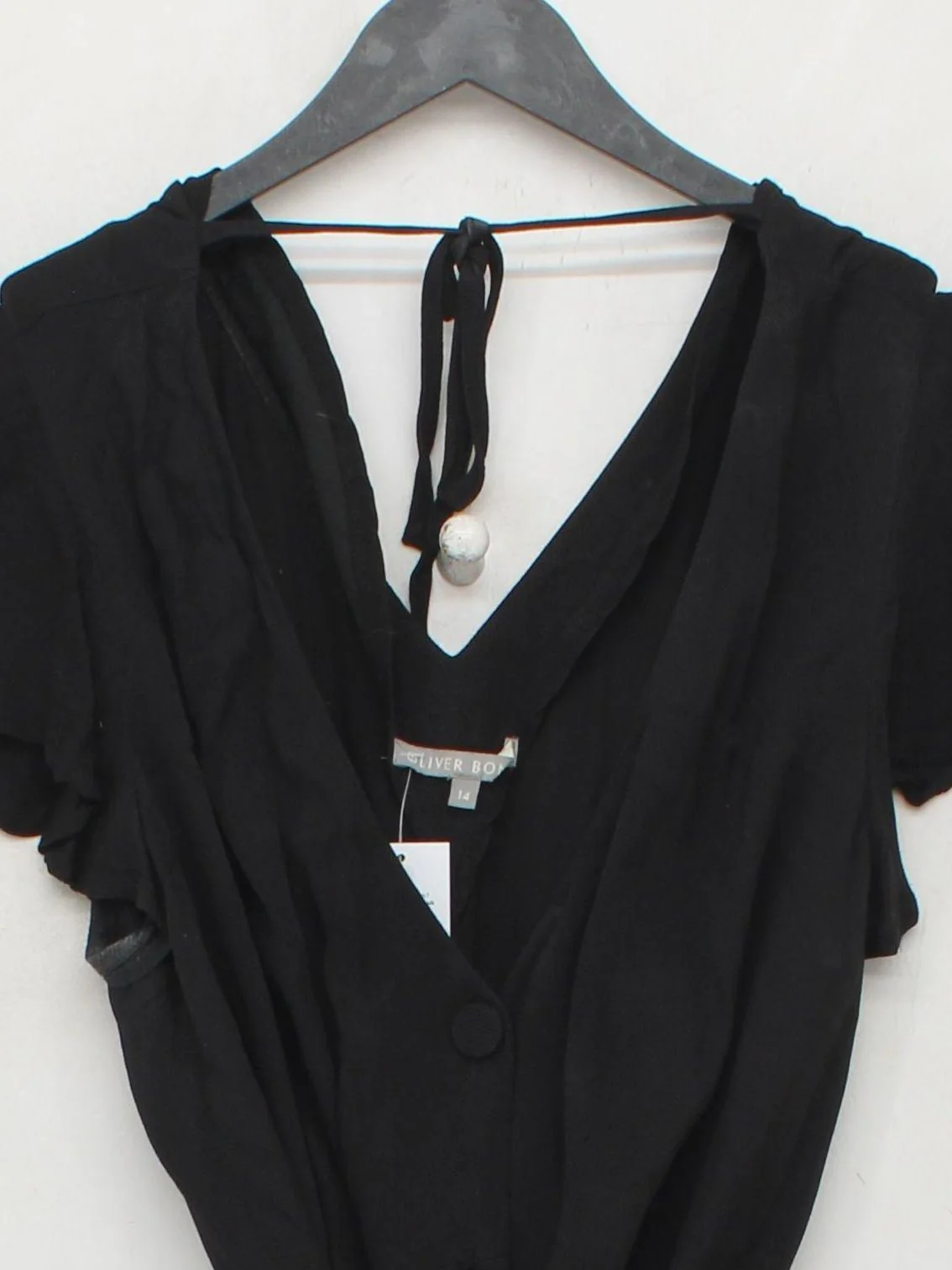Oliver Bonas Maxi Dress UK14 in Black - Image 3