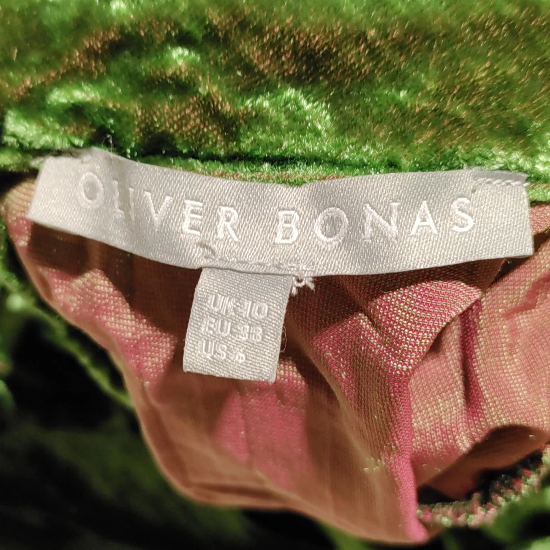 Oliver Bonas Mini Dress UK10 in Green - Image 5