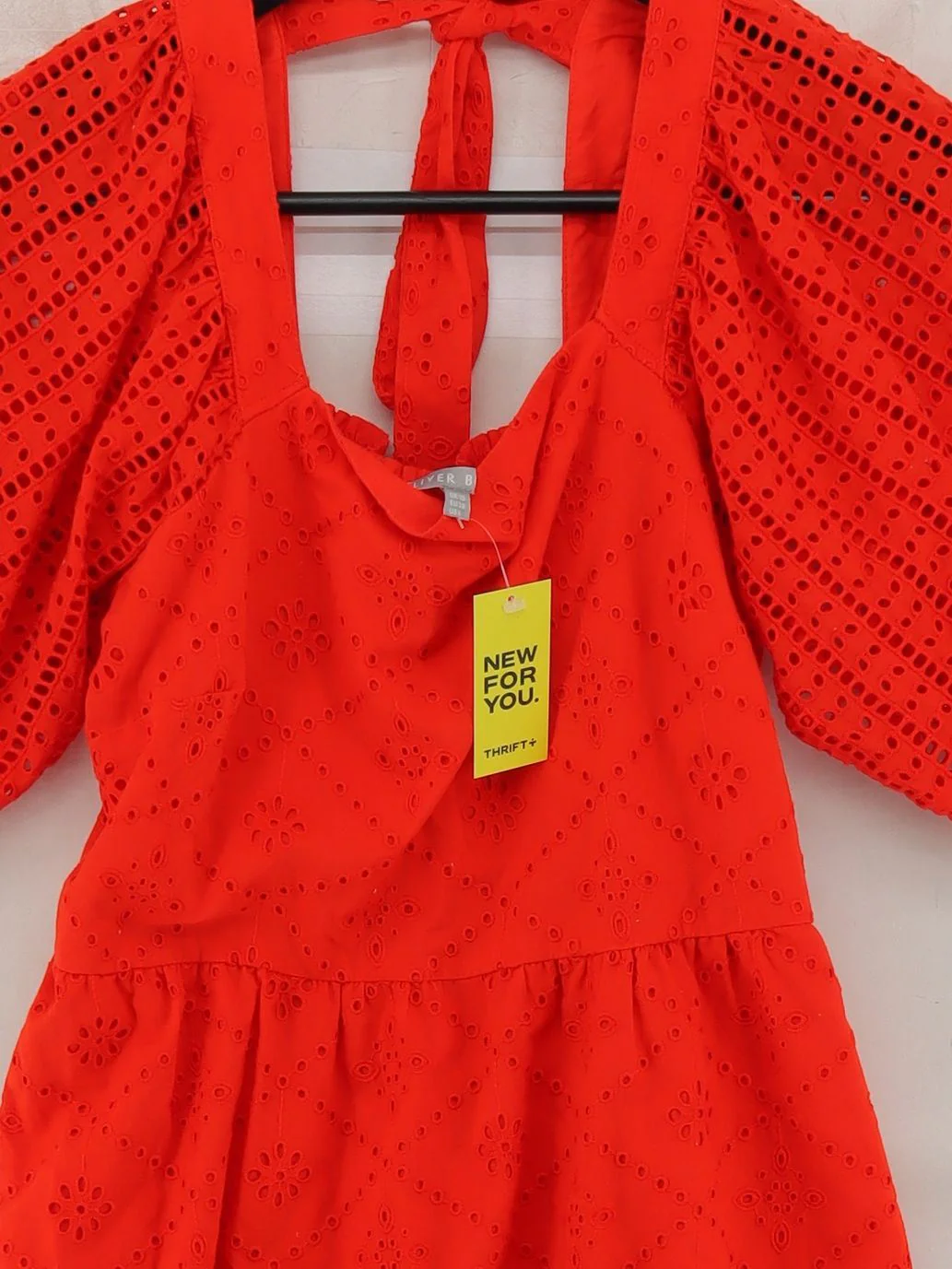 Oliver Bonas Mini Dress UK10 in Red - Image 3