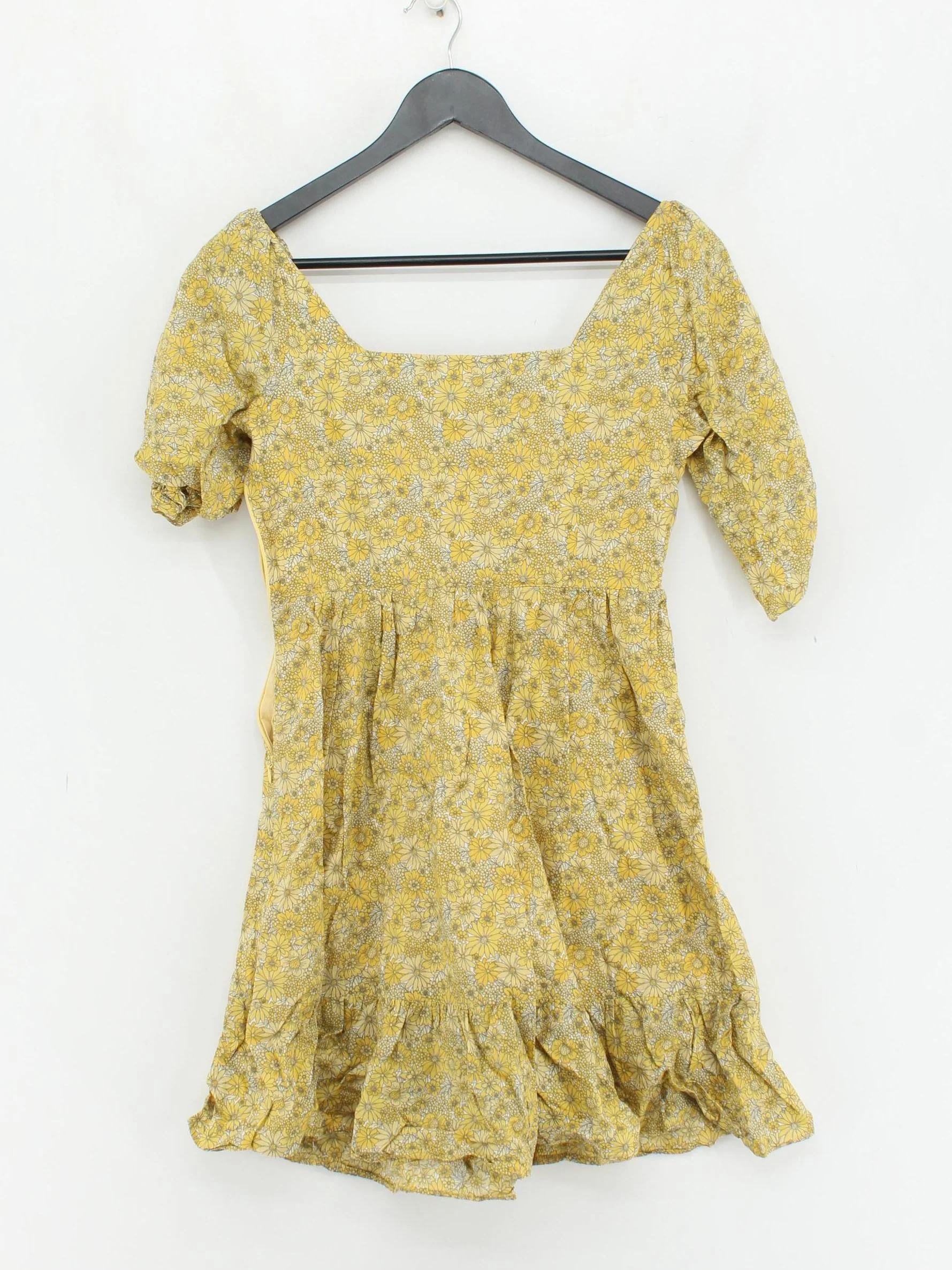 Oliver Bonas Mini Dress UK6 in Yellow - Image 2