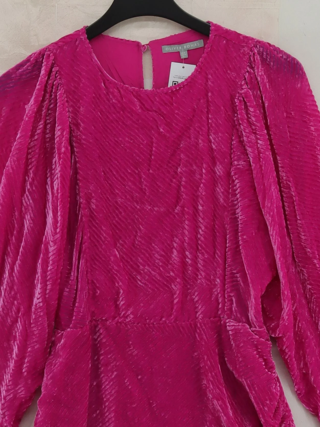 Oliver Bonas Mini Dress UK8 in Pink - Image 3